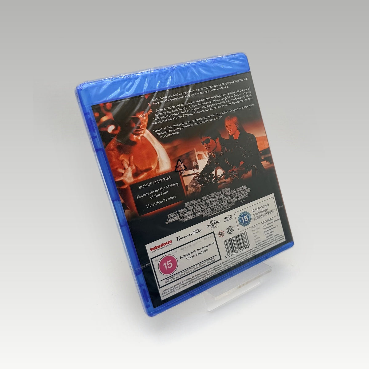 Dragon: The Bruce Lee Story (1993) Bluray • CIB • New / Sealed (Region B, Standard) - Image 2
