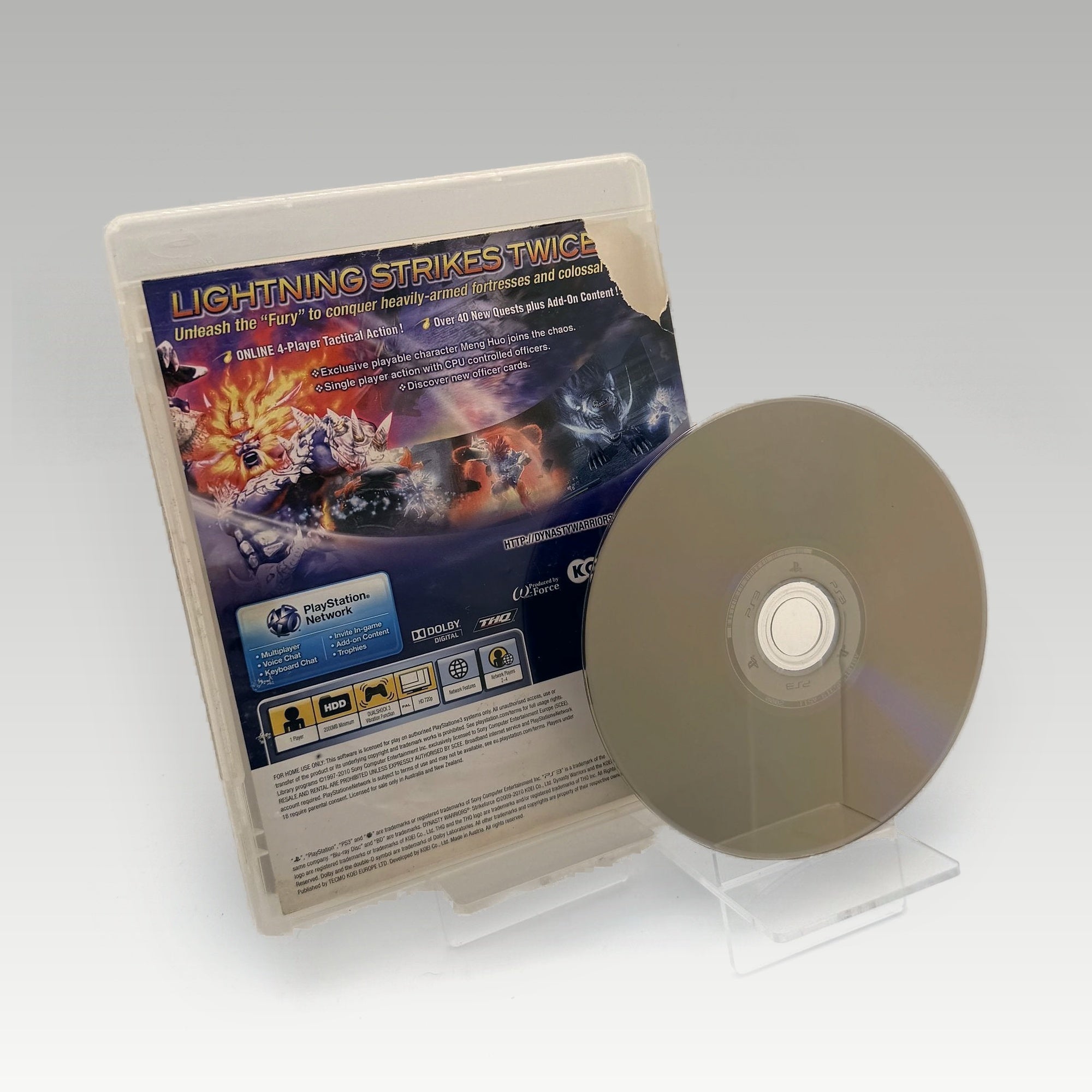 Dynasty Warriors: Strikeforce Artwork Damage • No Manual (Region 4, Artwork Damage) - Image 2