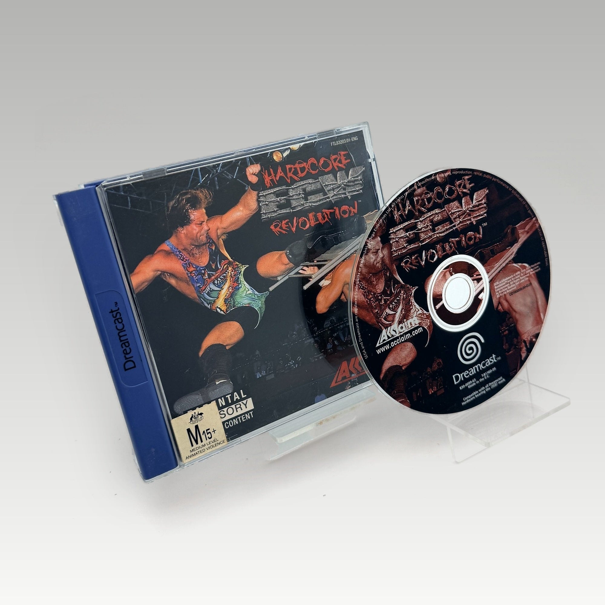 ECW Hardcore Revolution (Case Damage) • No Manual (PAL) - Image 1