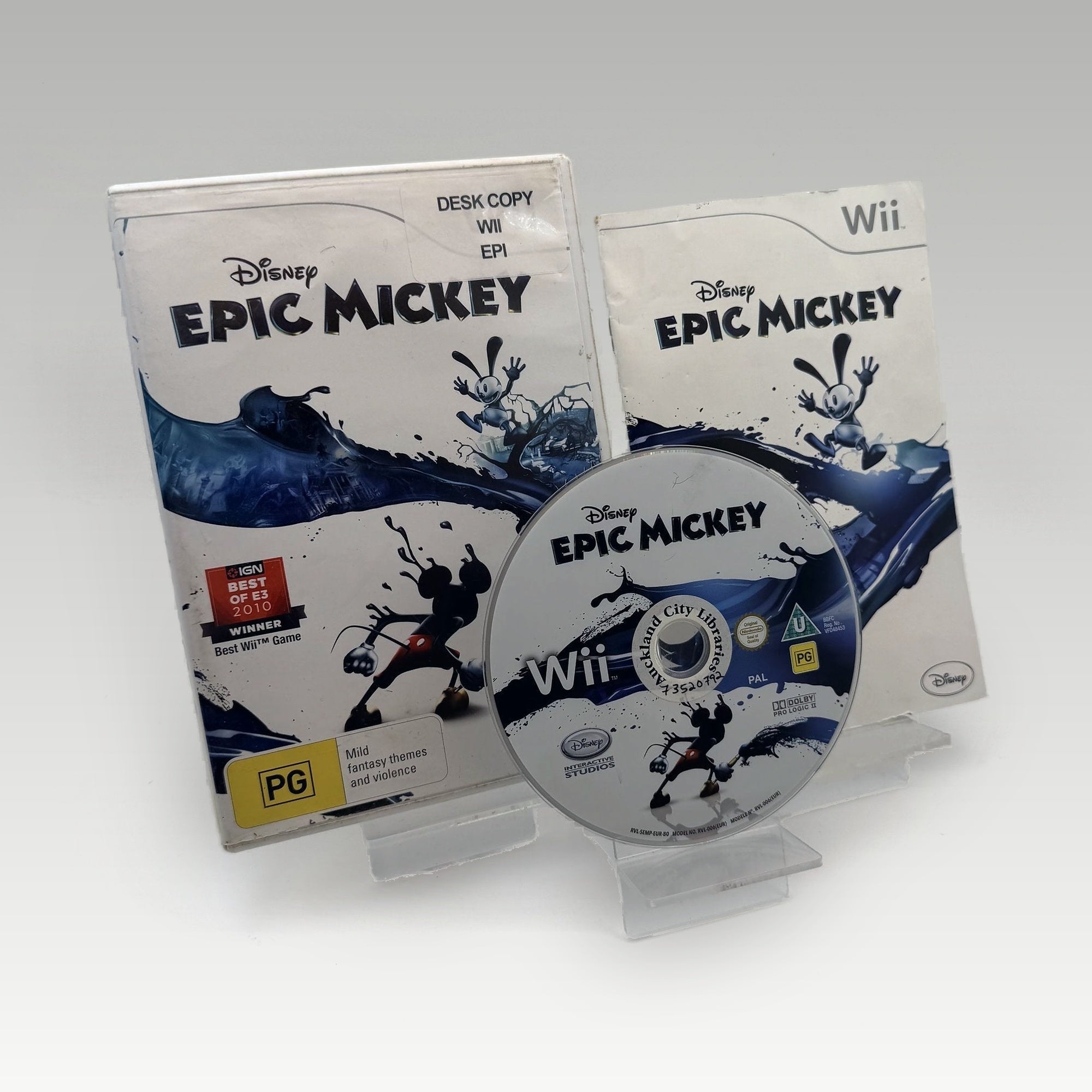 Epic Mickey • CIB • Ex-Rental (PAL) - Image 1