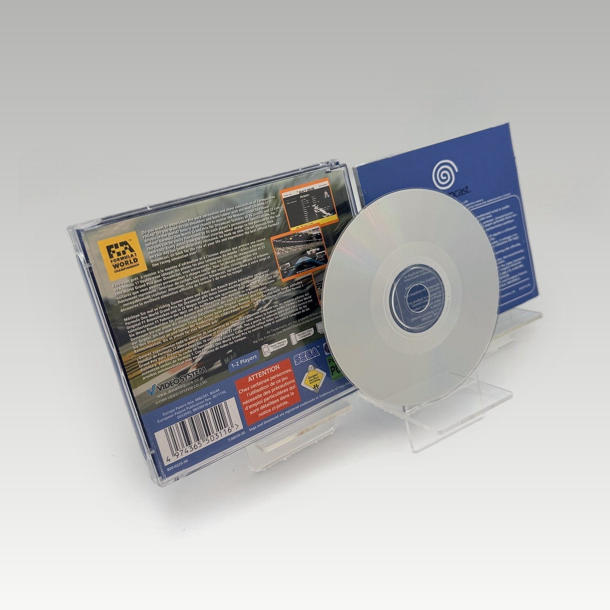 F-1 World Grand Prix for Dreamcast • CIB (PAL) - Image 2