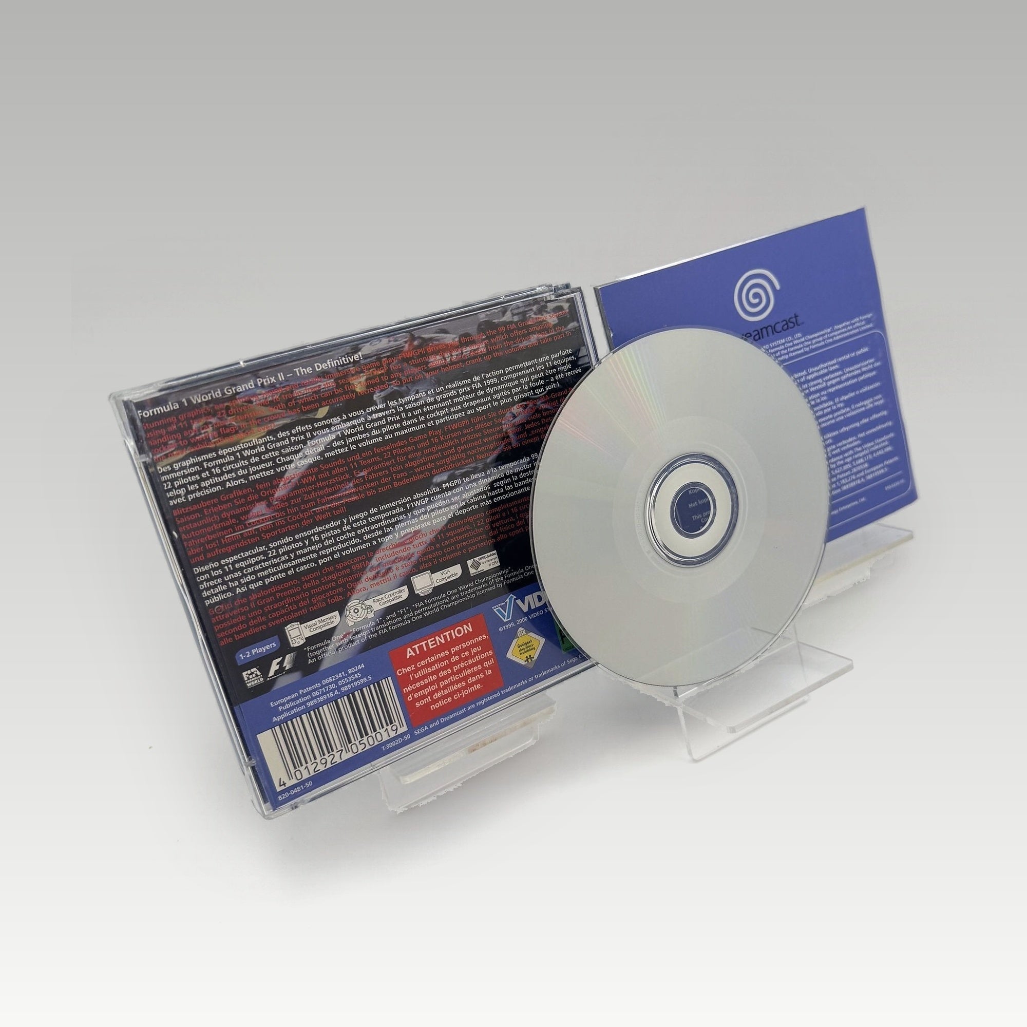 F-1 World Grand Prix II Case Damage • CIB (PAL, Case Damage) - Image 2