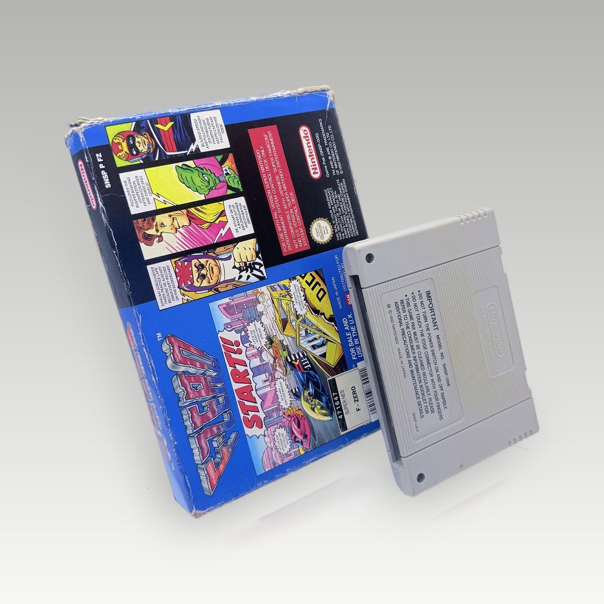 F-Zero • No Manual (PAL) - Back Cover | Yappa NZ
