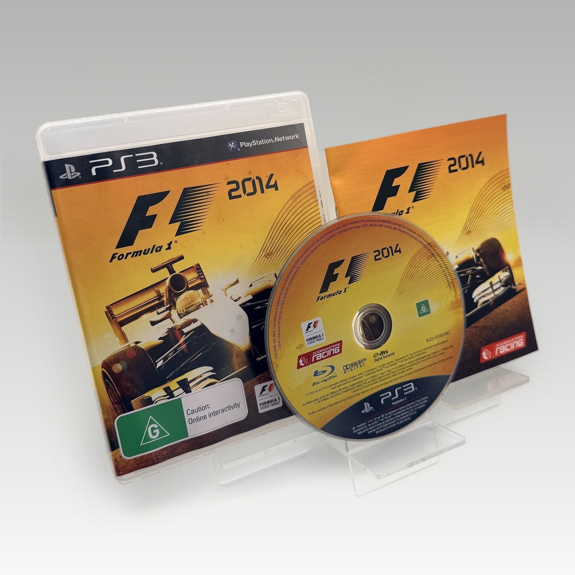 F1 2014 Artwork Damage • CIB (Region 4, Artwork Damage) - Image 1