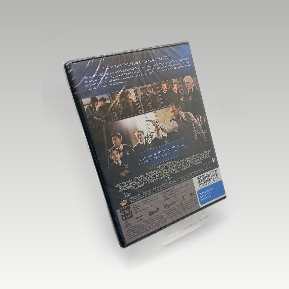 Fantastic Beasts: The Crimes of Grindelwald (2018) DVD • CIB • New / Sealed (Region 4, Standard) - Image 2