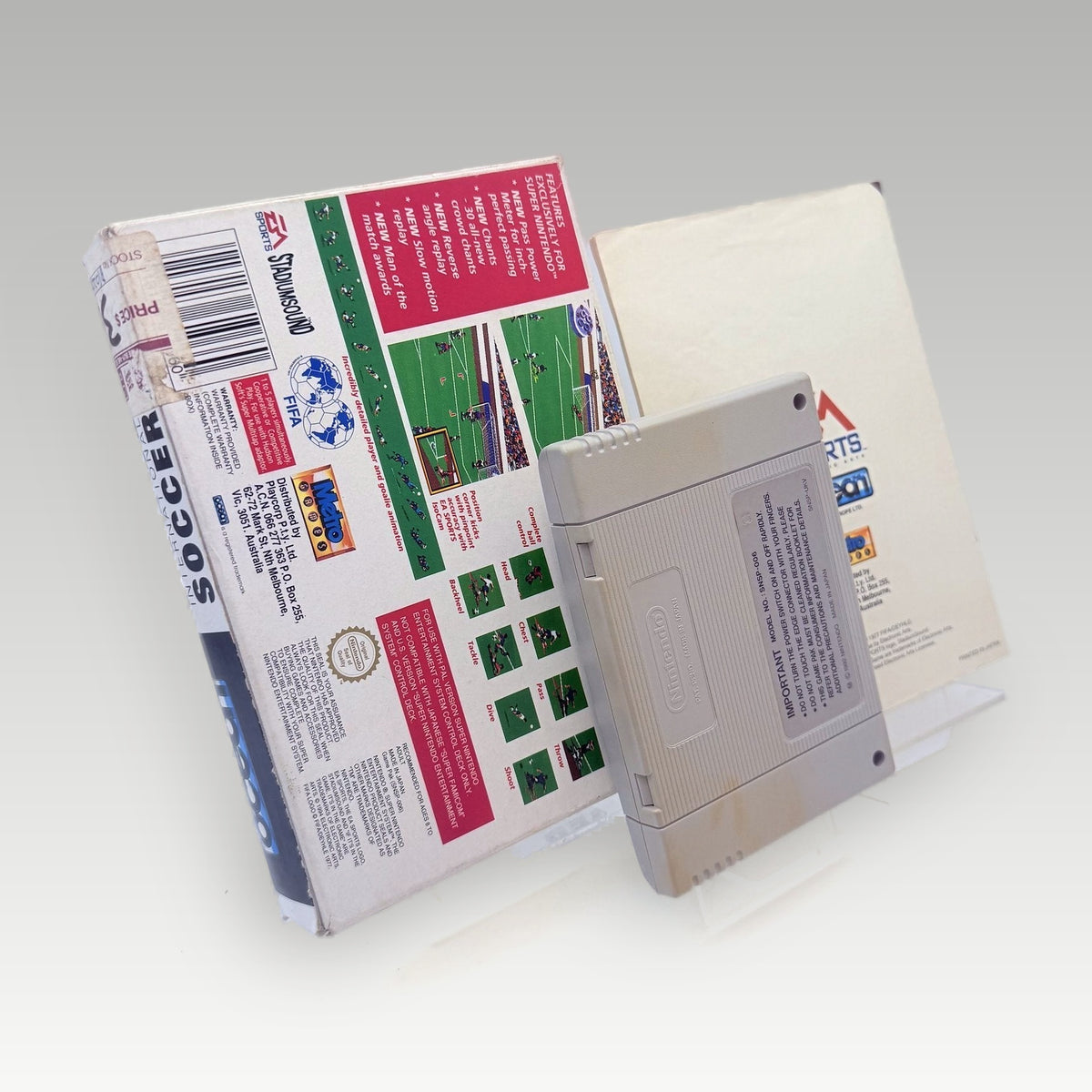 FIFA International Soccer • CIB (PAL) - Back Cover | Yappa NZ
