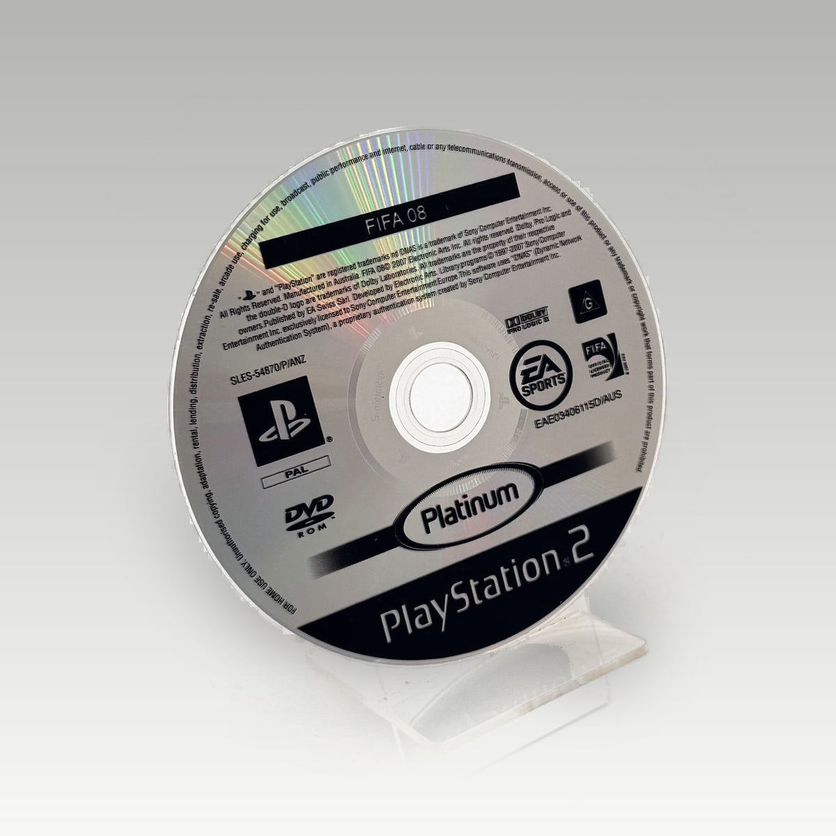 FIFA Soccer 08 (Platinum) • Loose (PAL) - Image 1