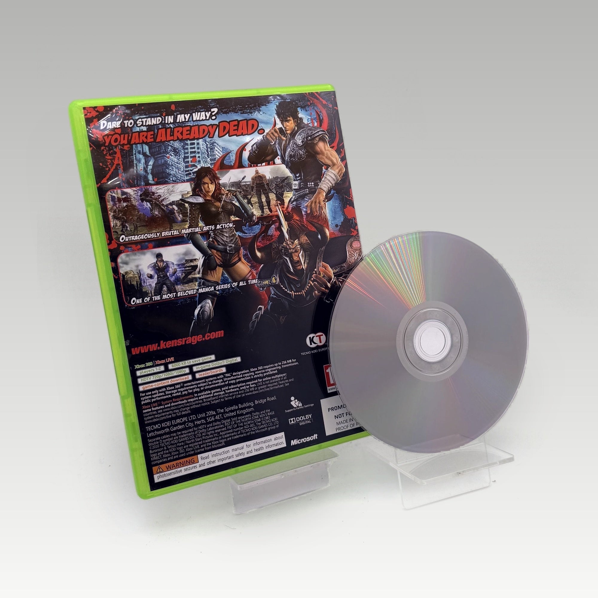 Fist of the North Star: Ken's Rage (Not For Resale) Promo • No Manual (PAL, Promo) - Image 2