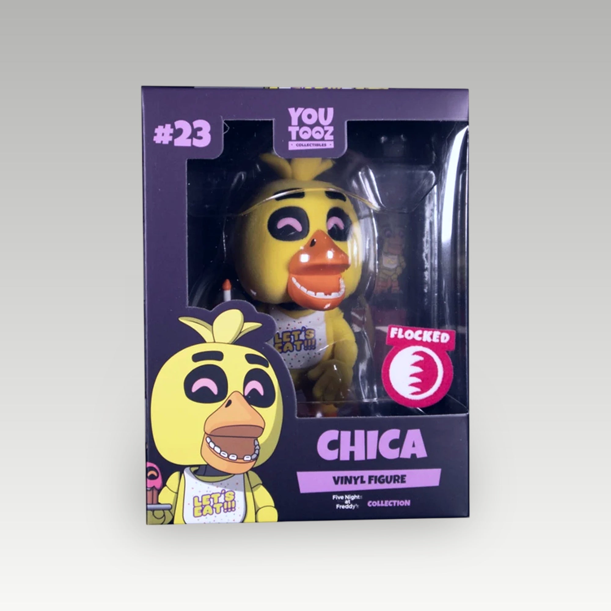 Five Nights at Freddy's - Chica Flocked • New / Sealed - Image 1