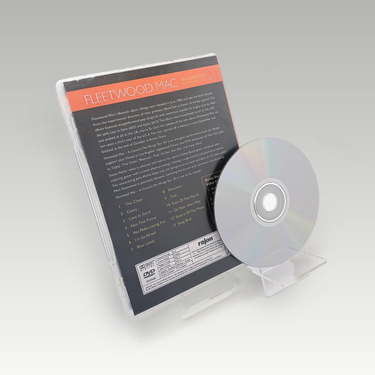 Fleetwood Mac in Concert - The Mirage Tour '82 (1983) DVD • CIB (Region Free, Standard) - Image 2