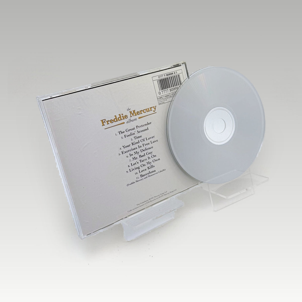 Freddie Mercury - The Freddie Mercury Album • CIB - Back Cover | Yappa NZ