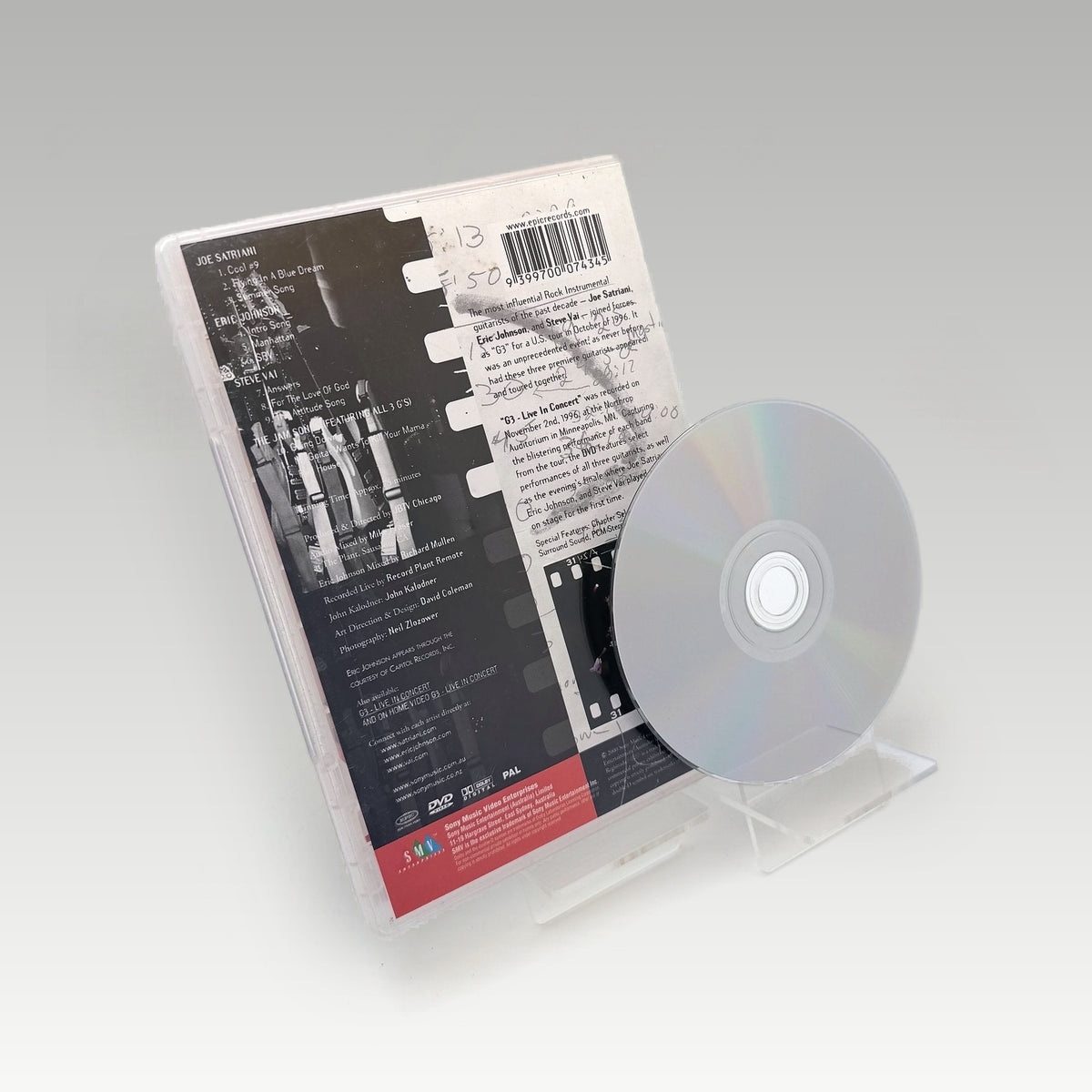 G3: Live In Concert (1997) DVD • CIB (Region Free, Standard) - Image 2