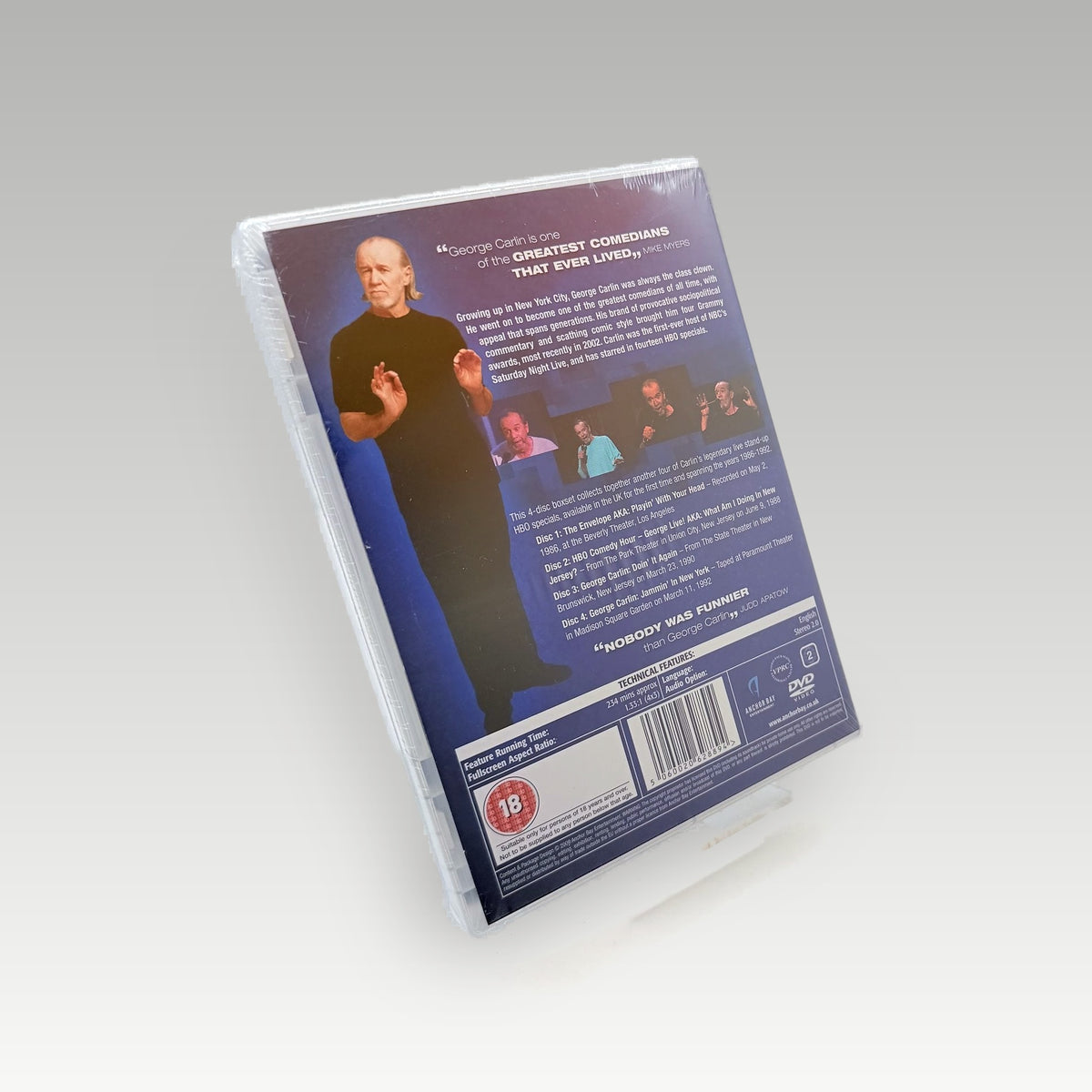 George Carlin LIVE - Very Best Of 1986-1992 DVD • CIB • New / Sealed (Region 4, Standard) - Image 2