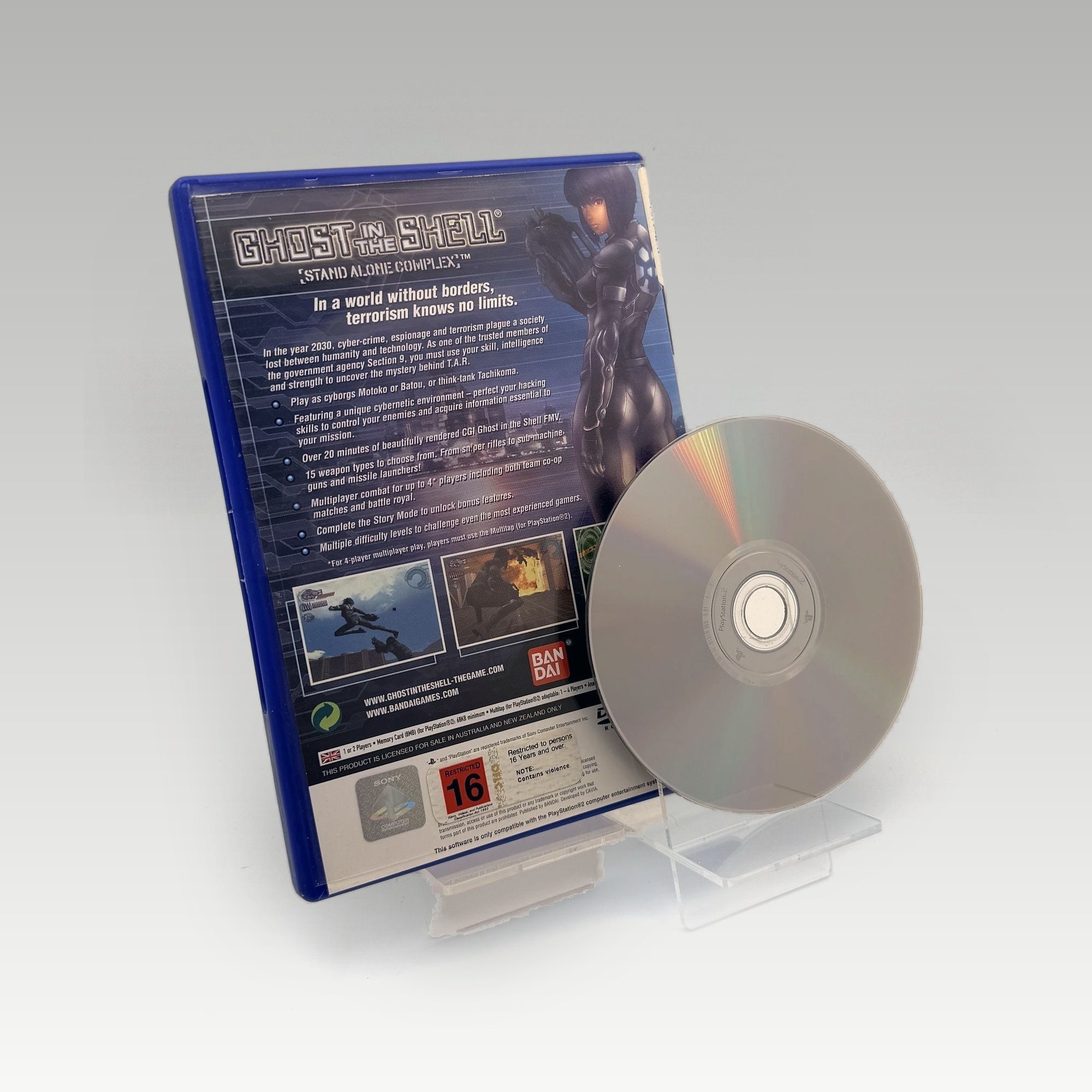 Ghost in the Shell: Stand Alone Complex • No Manual • Ex-Rental (PAL) - Image 2