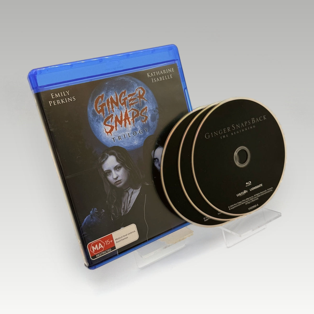 Ginger Snaps Trilogy (2000) Bluray • CIB (Region B, Standard) - Image 2