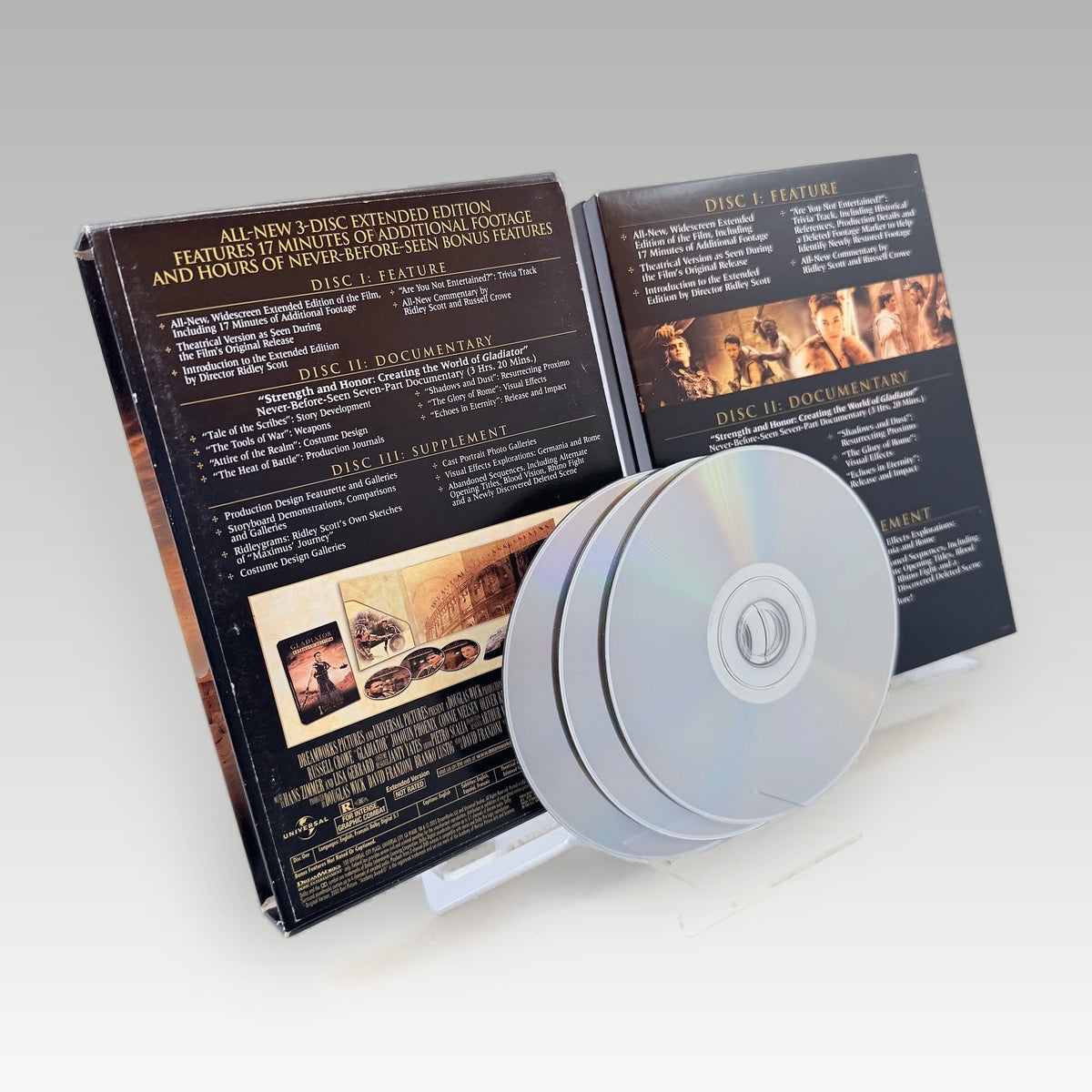 Gladiator (2000) DVD Extended Edition • CIB (Region 1, Extended Edition) - Image 2