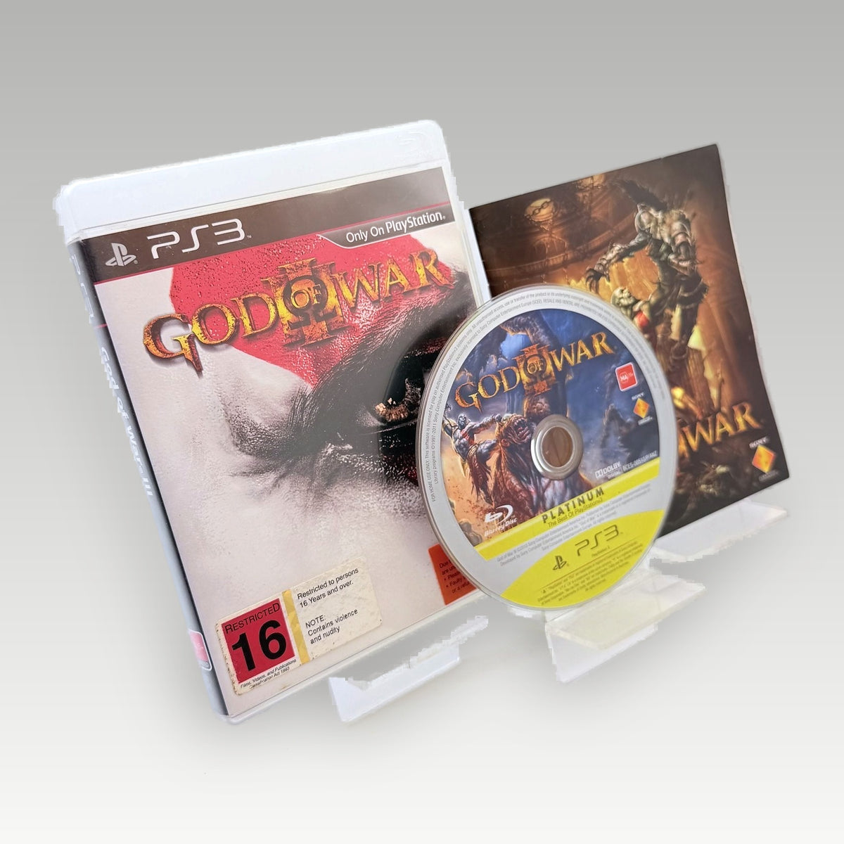 God of War III (Platinum) • CIB (Region 4) - Image 1