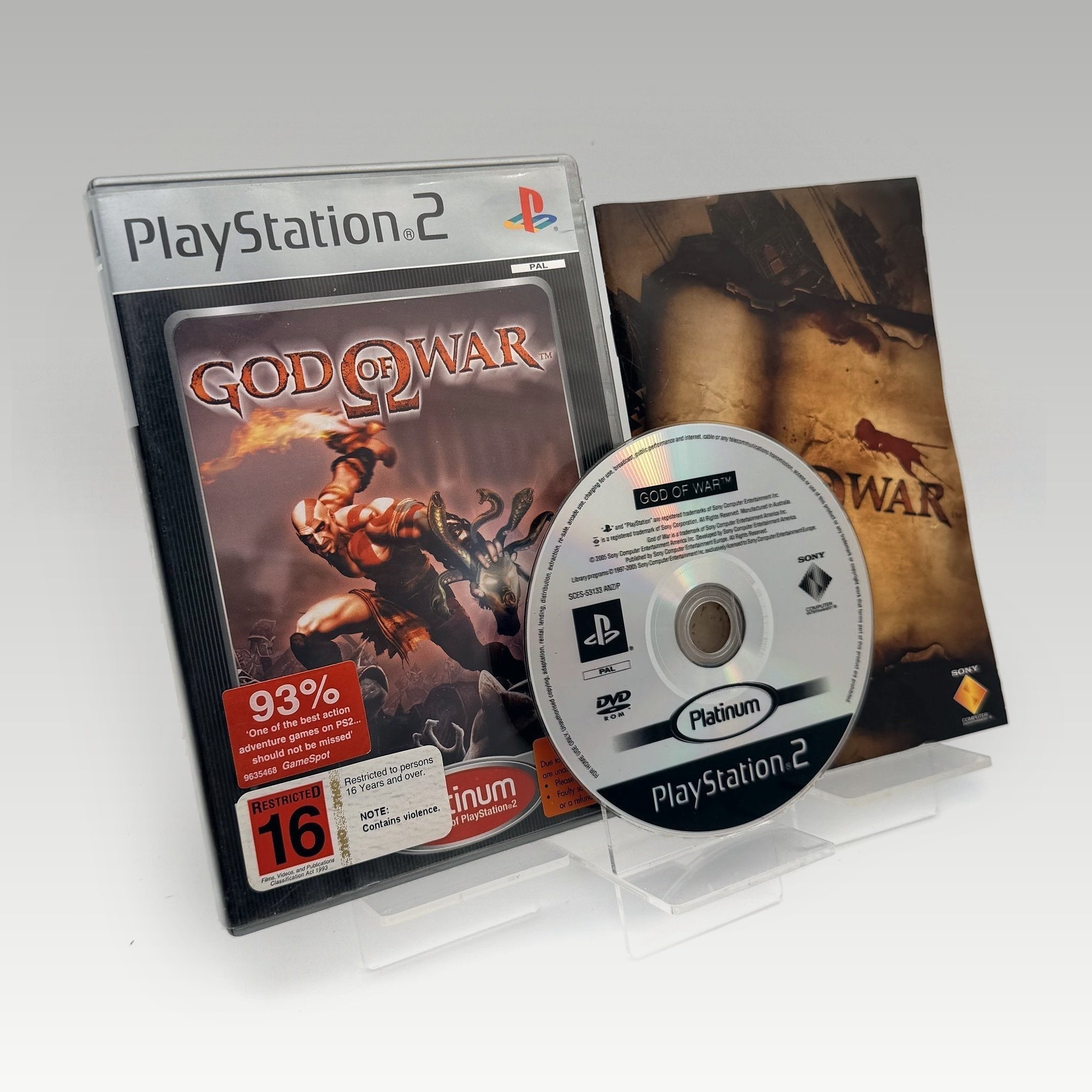 God of War (Platinum) • CIB (PAL) - Image 1