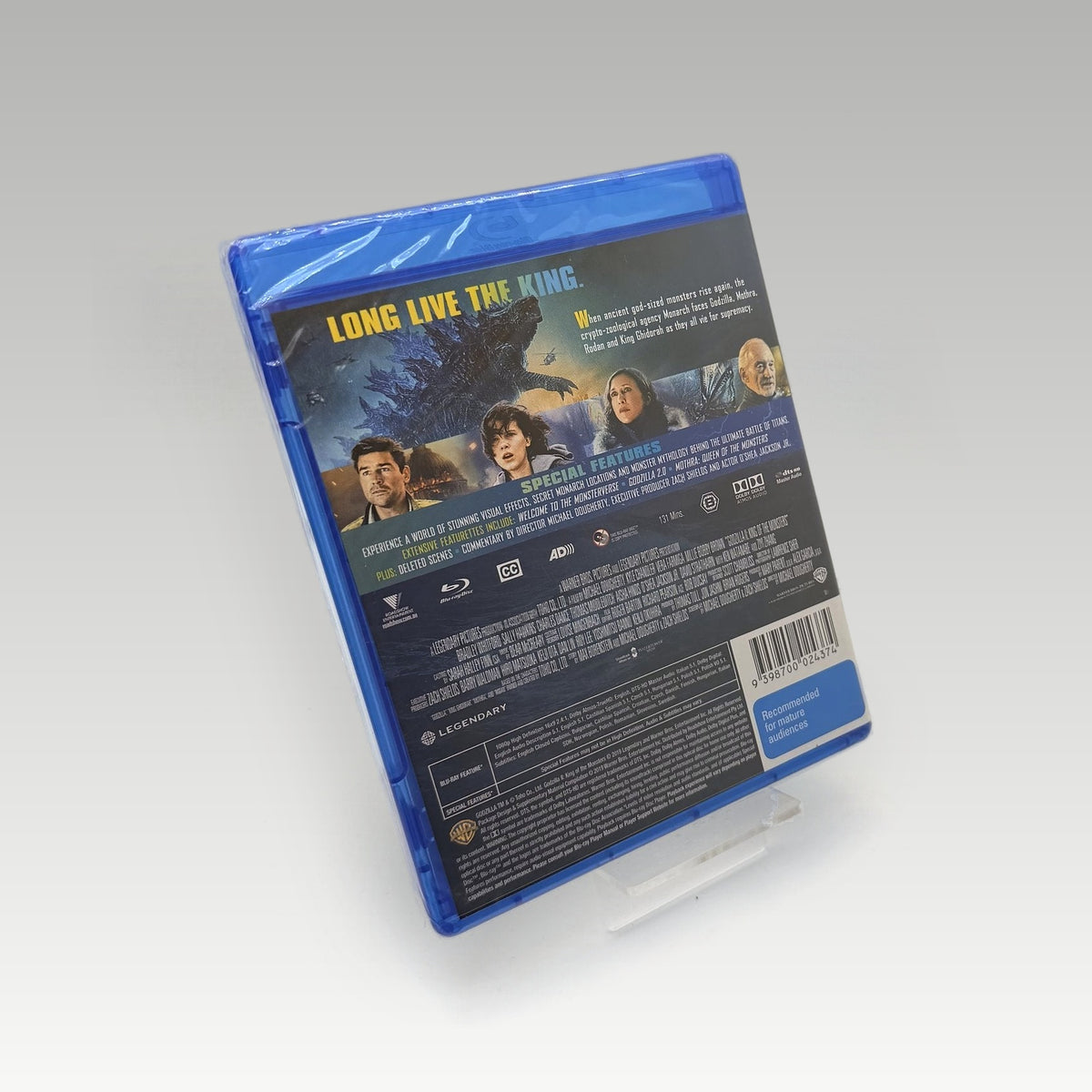 Godzilla: King of the Monsters (2019) Bluray • CIB • New / Sealed (Region B, Standard) - Image 2