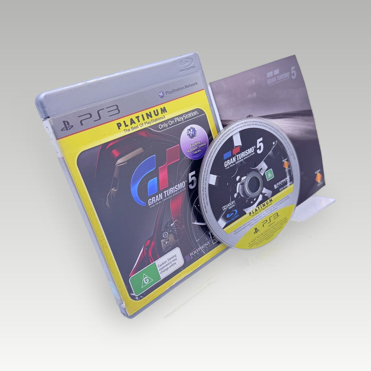 Gran Turismo 5 (Platinum) • CIB (Region 4) - Front Cover | Yappa NZ