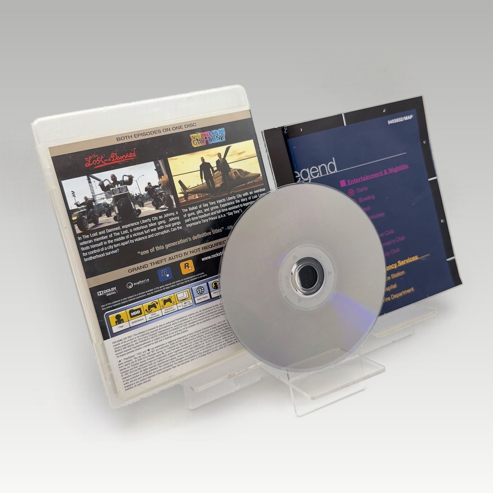 Grand Theft Auto: Episodes from Liberty City + Map • CIB (Region 4, + Map) - Image 2