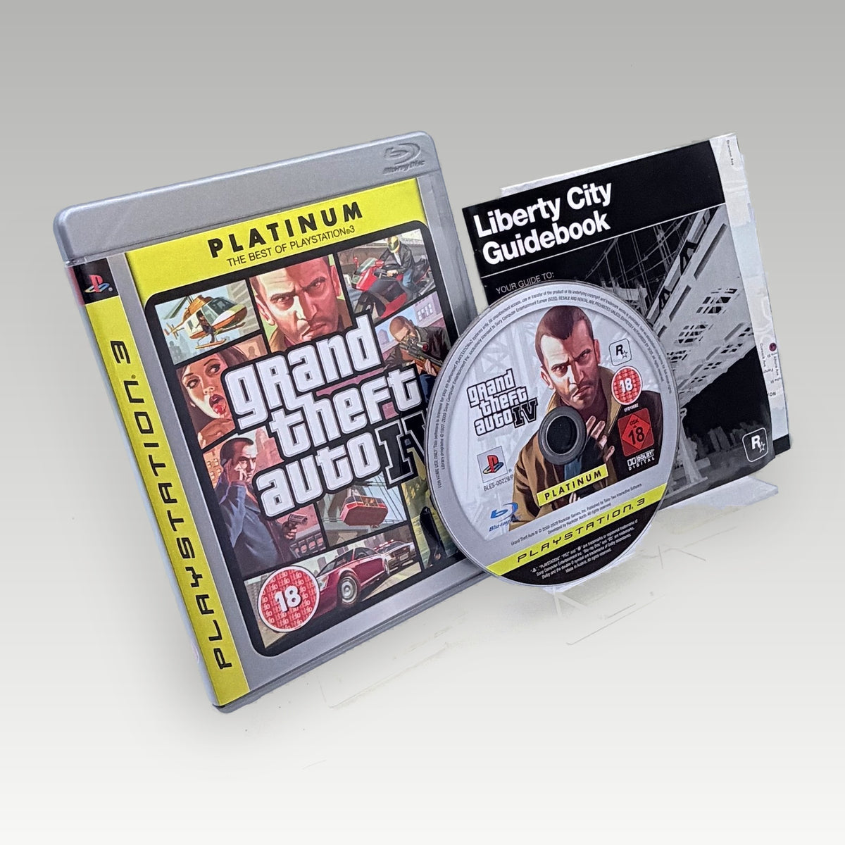 Grand Theft Auto IV • CIB (Region 2, + Map) - Front Cover | Yappa NZ