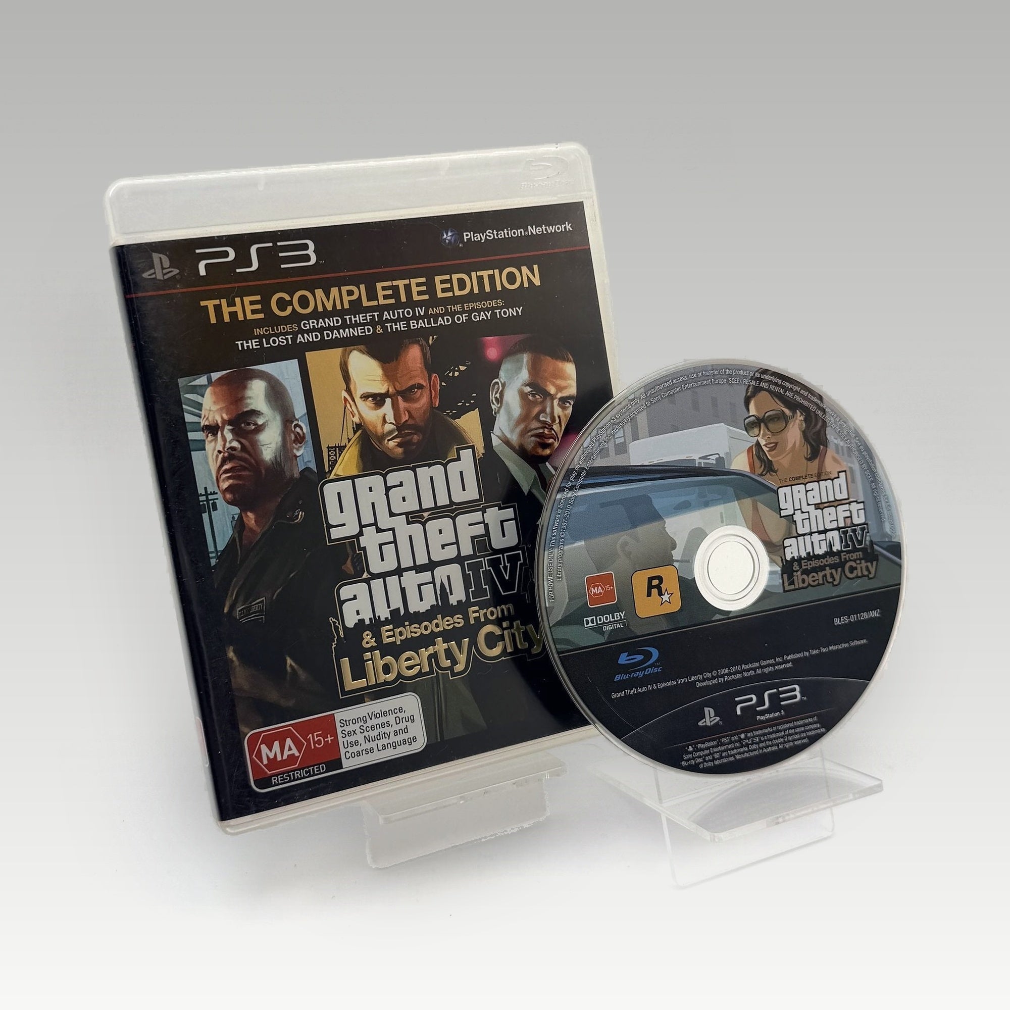 Grand Theft Auto IV & Episodes from Liberty City Complete Edition • No Manual (Region 4, Complete Edition) - Image 1