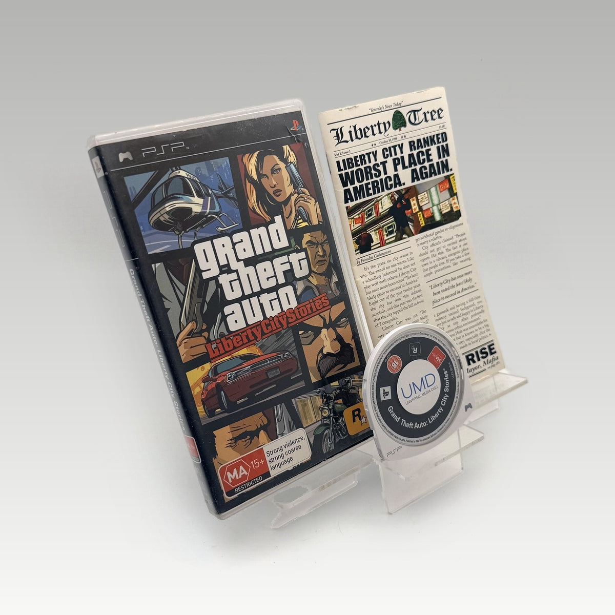 Grand Theft Auto: Liberty City Stories • CIB (PAL, + Map) - Image 1