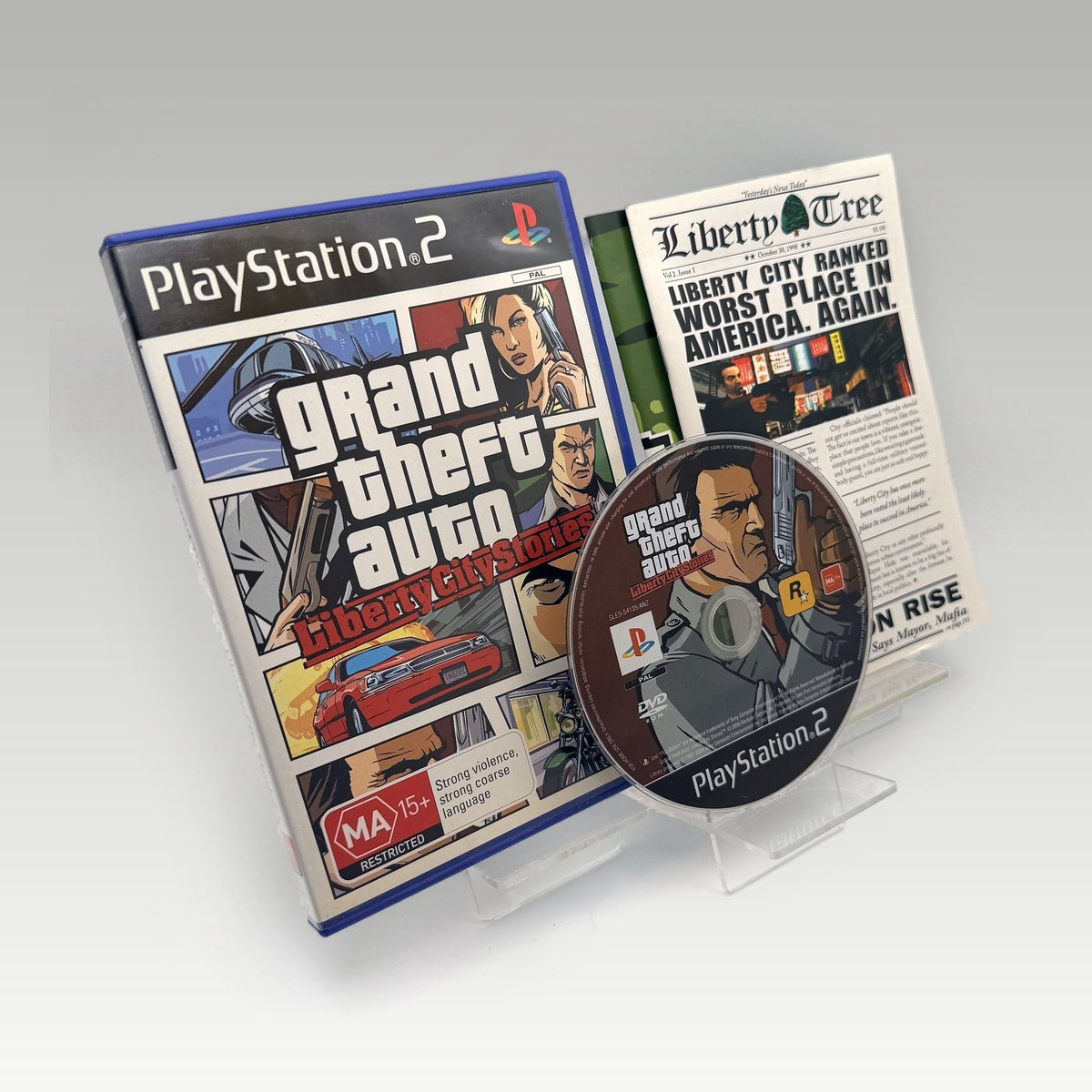 Grand Theft Auto: Liberty City Stories + Map • CIB (PAL, + Map) - Image 1