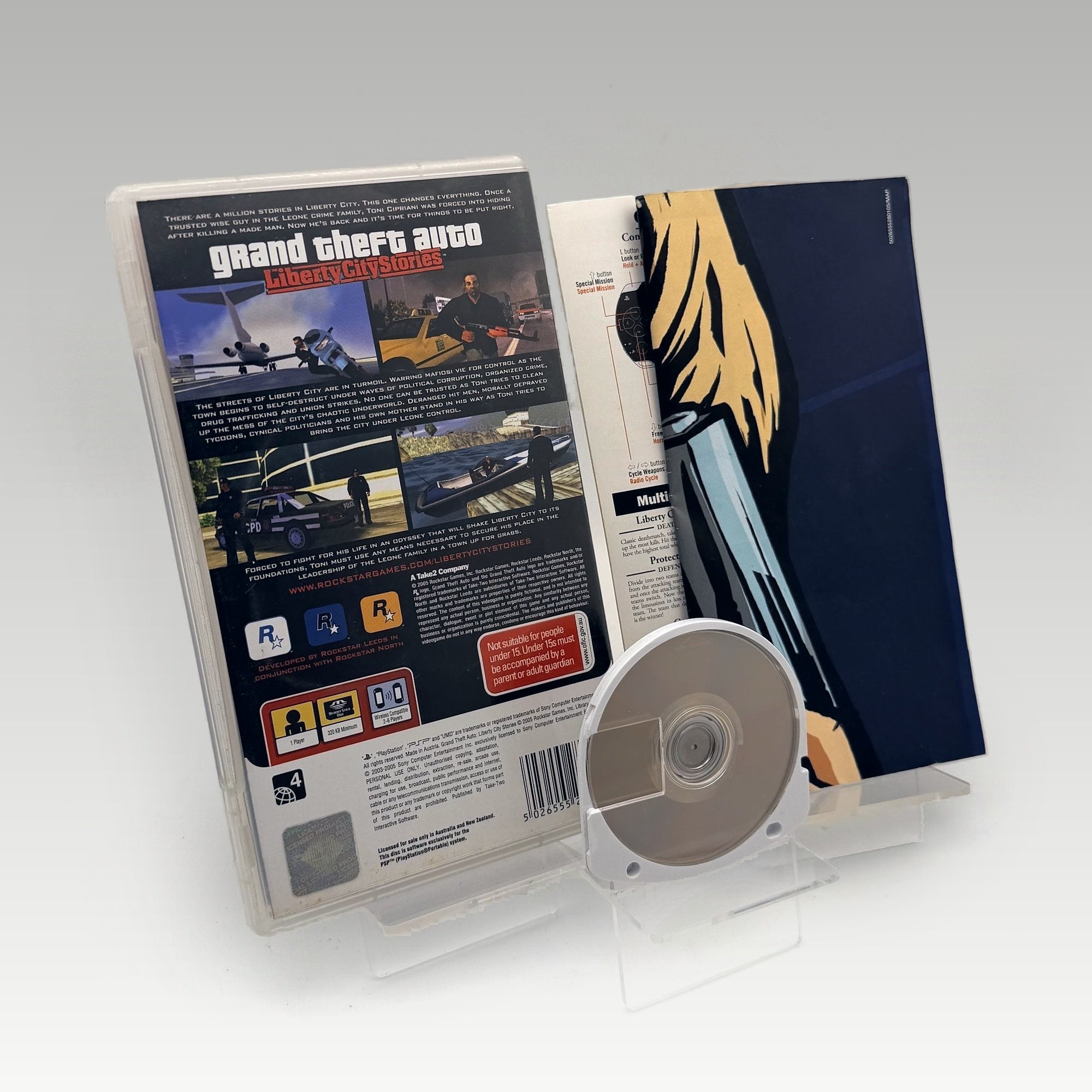 Grand Theft Auto: Liberty City Stories + Map • CIB (PAL, + Map) - Image 2