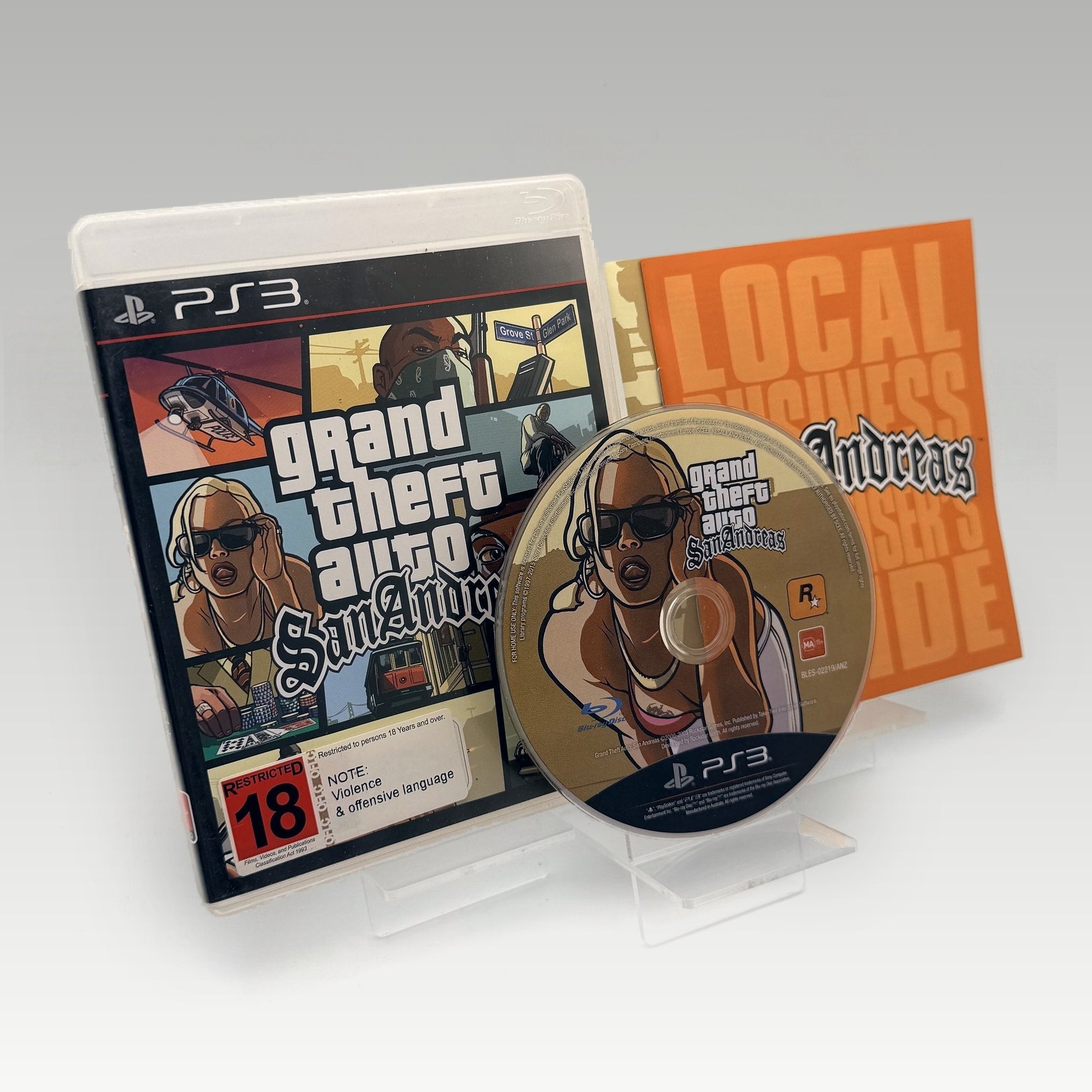 Grand Theft Auto: San Andreas + Map • CIB (Region 4, + Map) - Image 1
