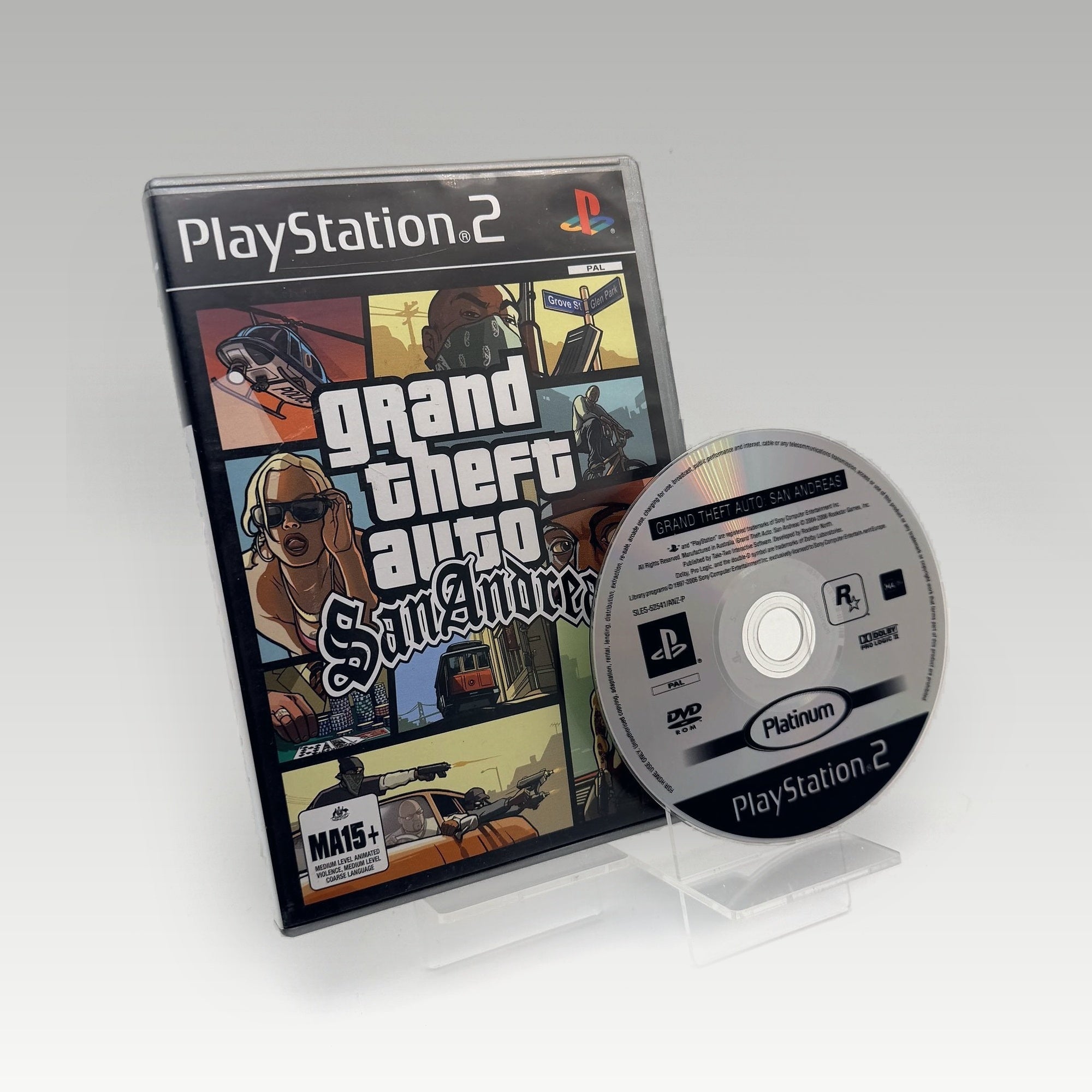 Grand Theft Auto: San Andreas (Platinum) • No Manual (PAL) - Image 1