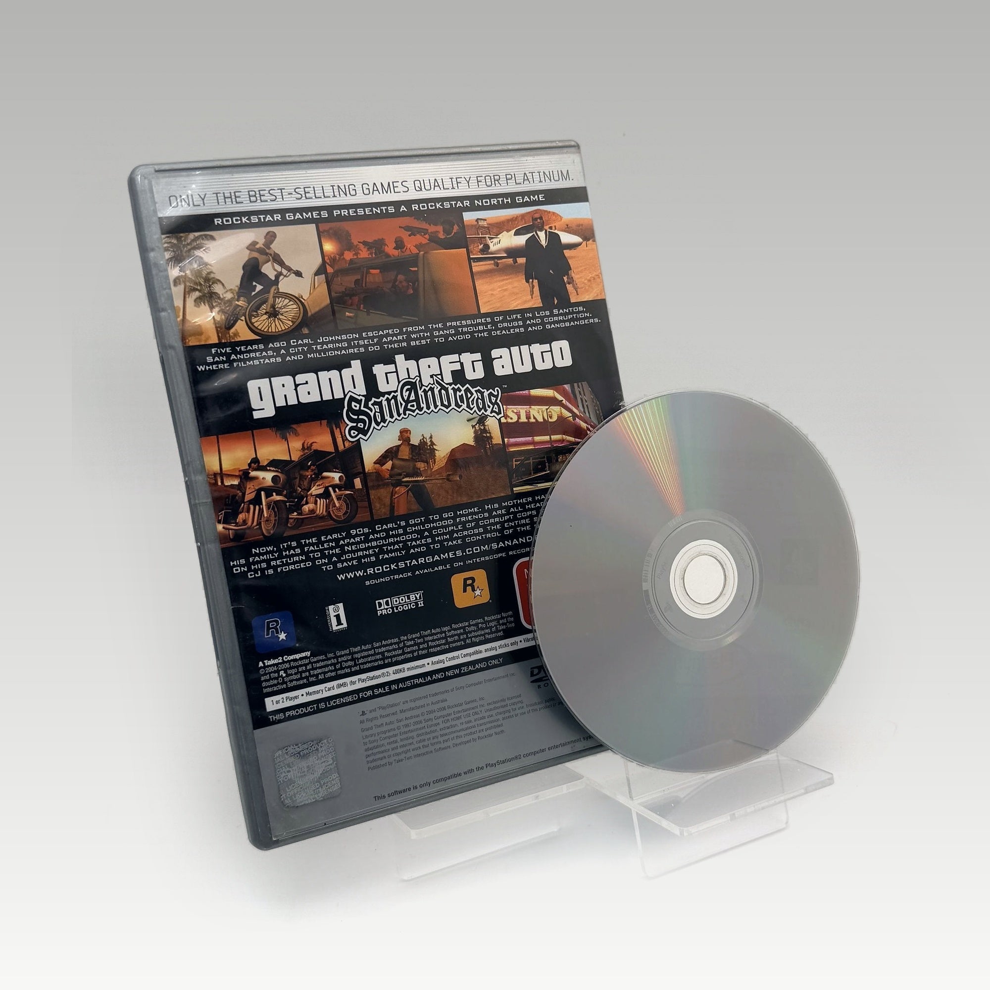 Grand Theft Auto: San Andreas (Platinum) • No Manual (PAL) - Image 2