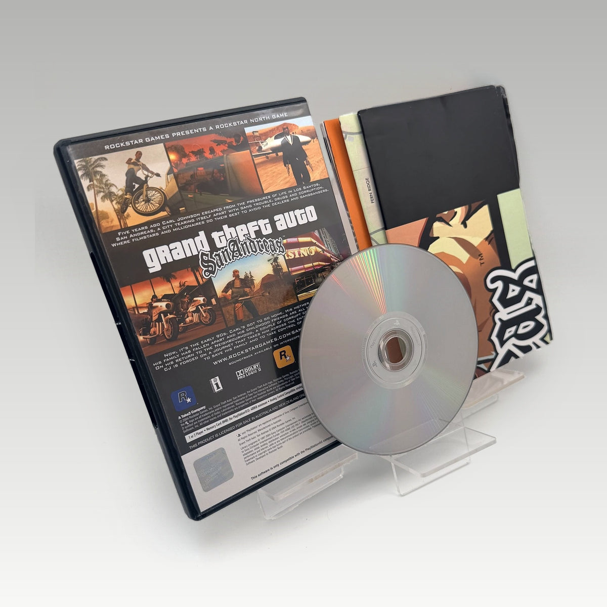 Grand Theft Auto: San Andreas + Torn Map • CIB (PAL) - Image 2