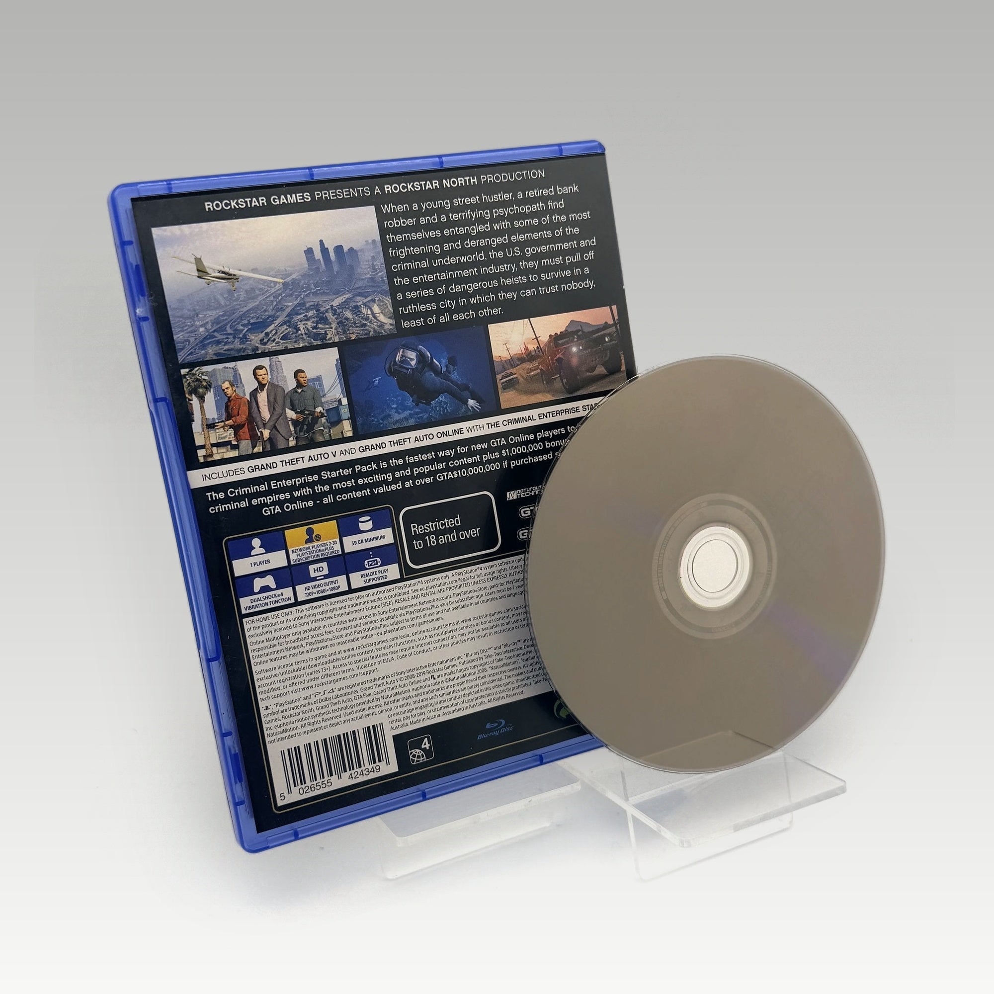 Grand Theft Auto V Premium Edition • CIB (Region 4, Premium Edition) - Image 2