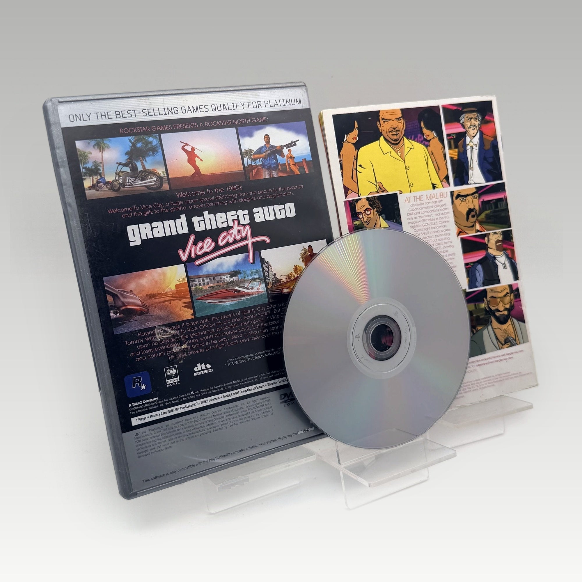 Grand Theft Auto: Vice City (Platinum) (Platinum) • CIB (PAL) - Image 2