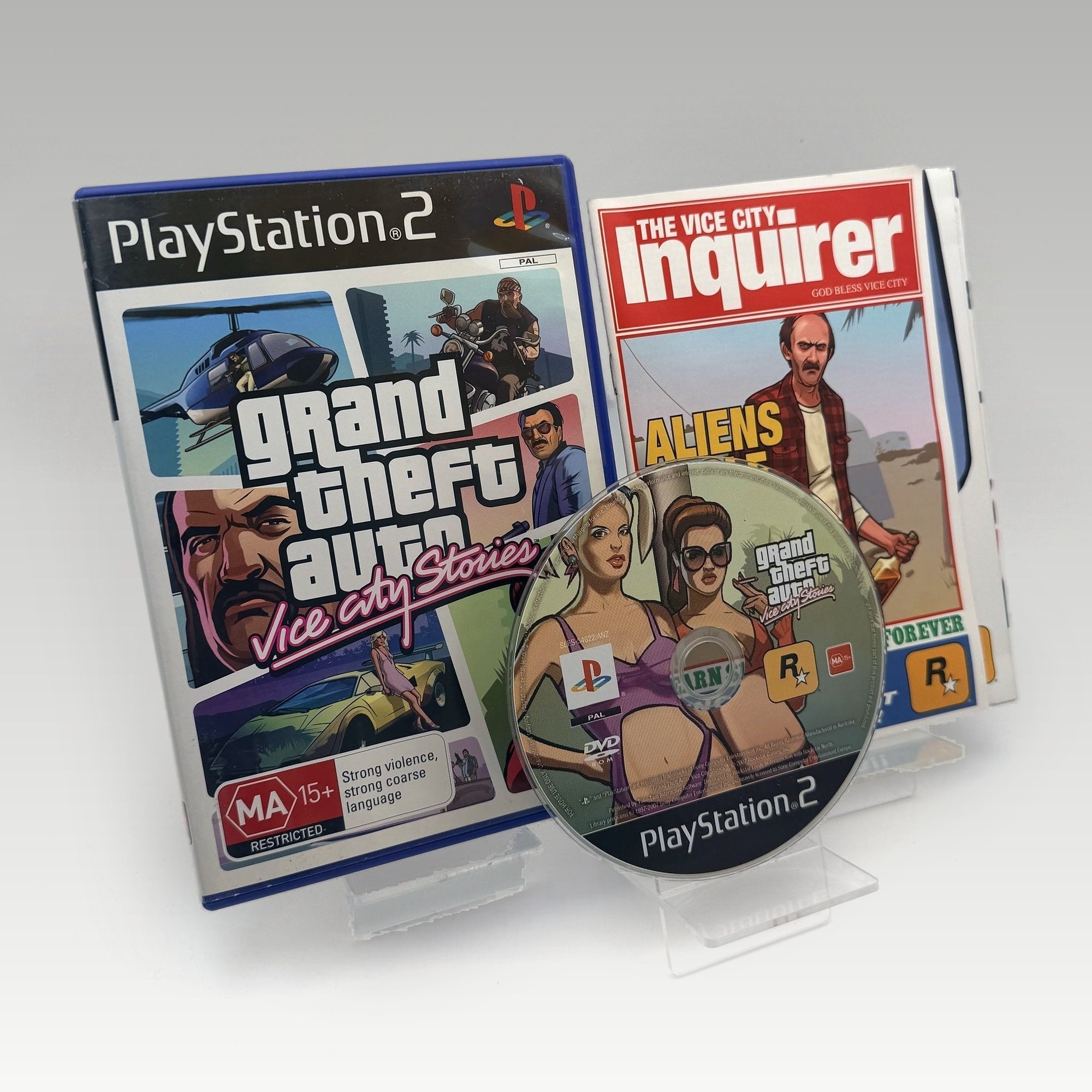 Grand Theft Auto: Vice City Stories + Map • CIB (PAL, + Map) - Image 1
