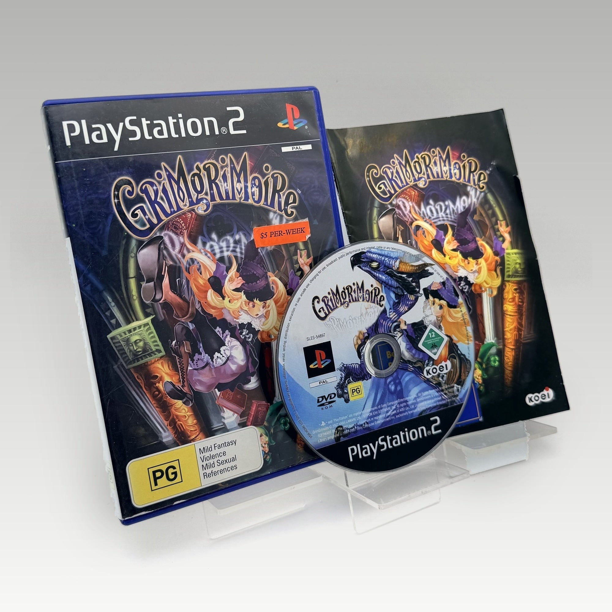 Grim Grimoire • CIB • Ex-Rental (PAL) - Image 1