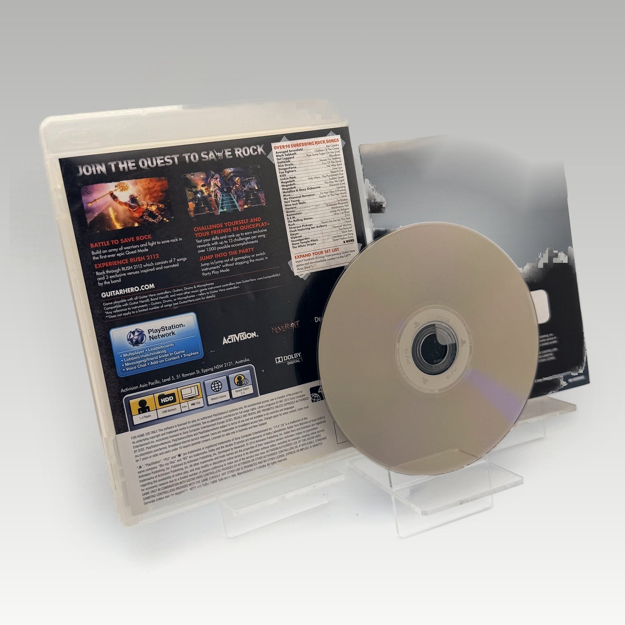 Guitar Hero: Warriors of Rock • CIB (Region 4) - Image 2