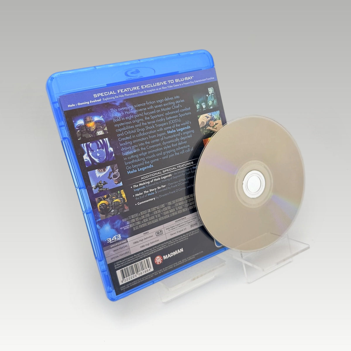 Halo Legends (2010) Bluray • CIB (Region Free, Standard) - Image 2