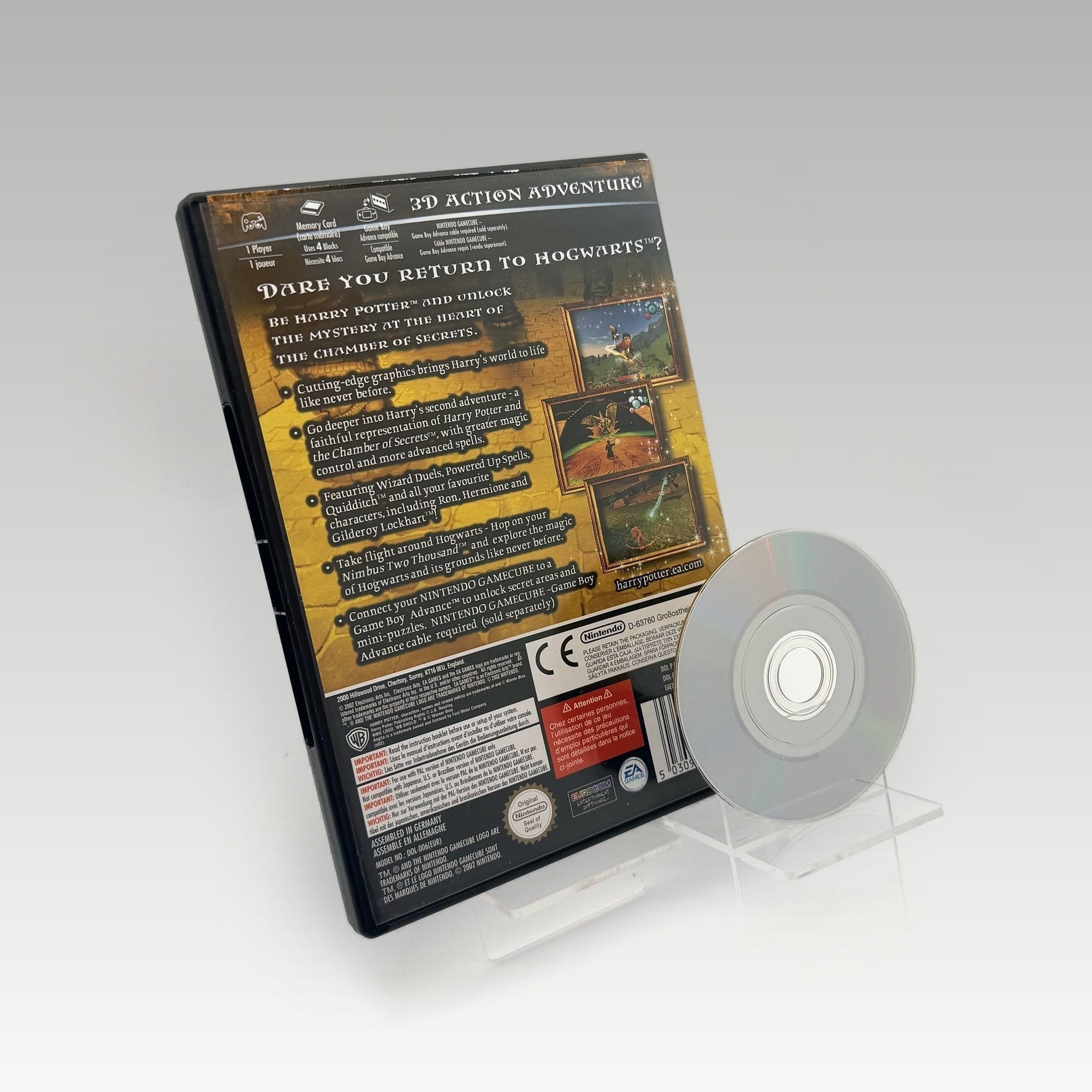 Harry Potter and The Chamber of Secrets • No Manual (PAL) - Image 2