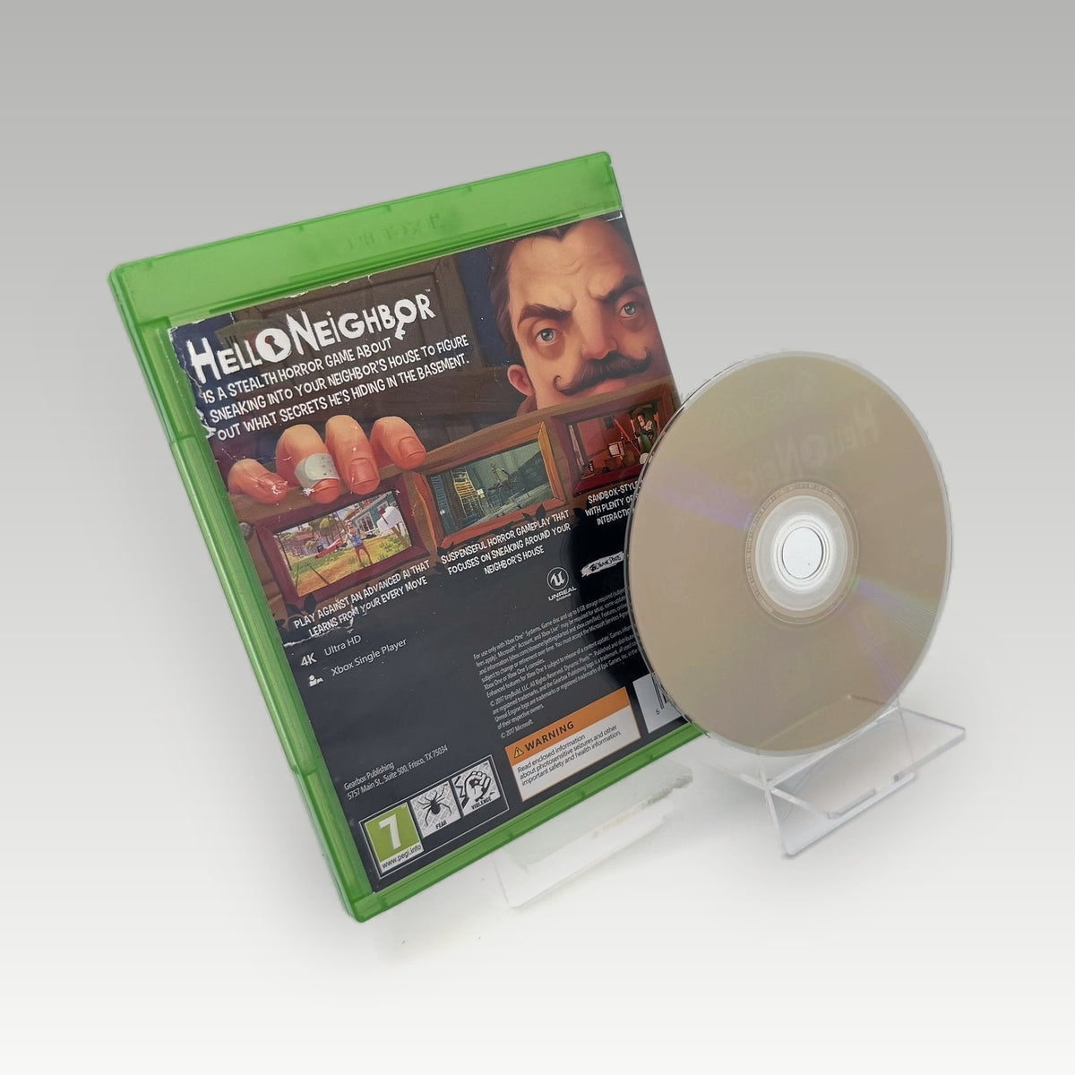 Hello Neighbor • CIB (Region Free) - Back Cover | Yappa NZ
