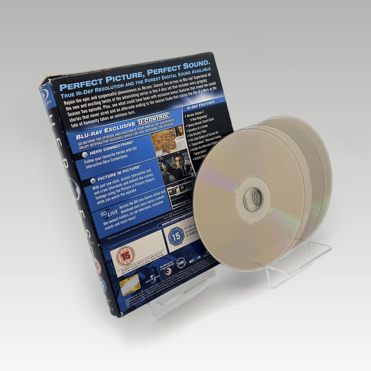Heroes Season Two (2006) Bluray • CIB (Region B, Standard) - Image 3