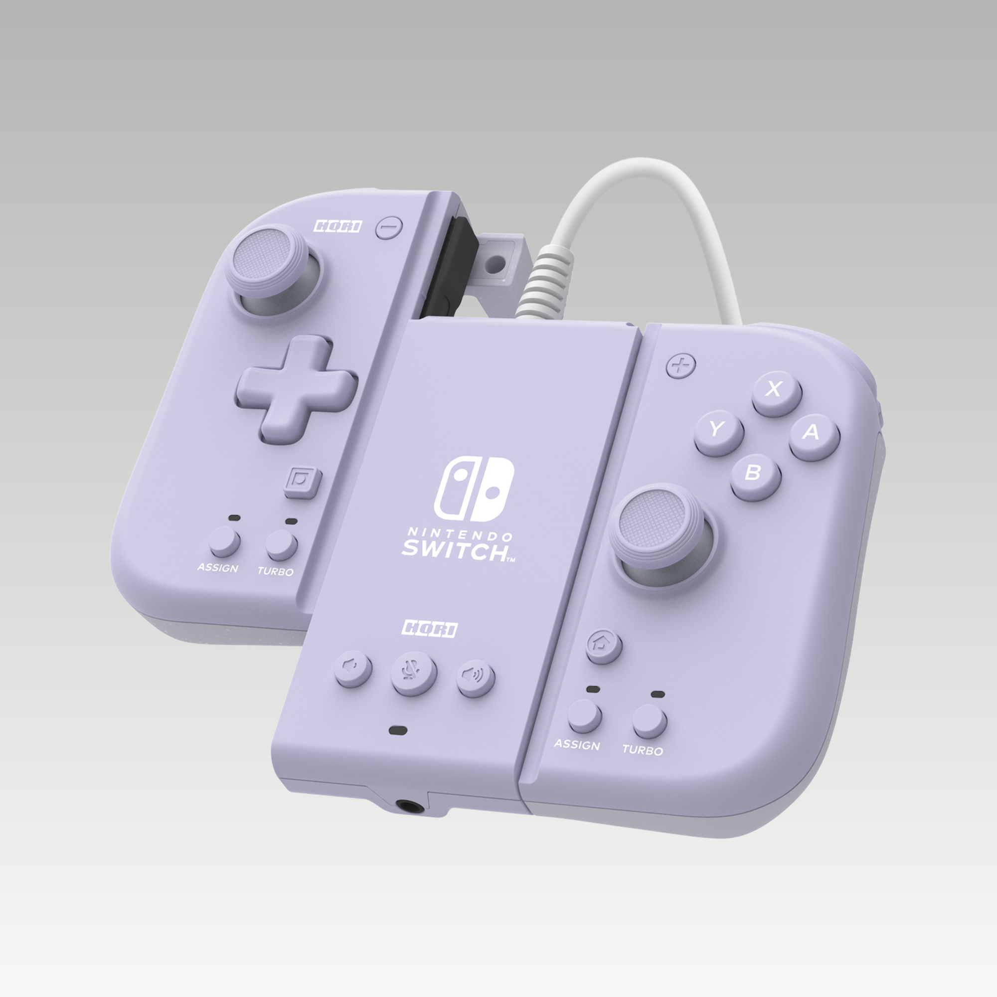 Hori Switch Split Pad Compact Attachment (Lavender) for Switch • New / Sealed - Image 2