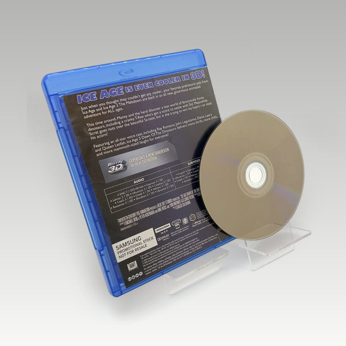 Ice Age: Dawn of the Dinosaurs (2009) 3D Bluray • CIB (Region B, Standard) - Image 2