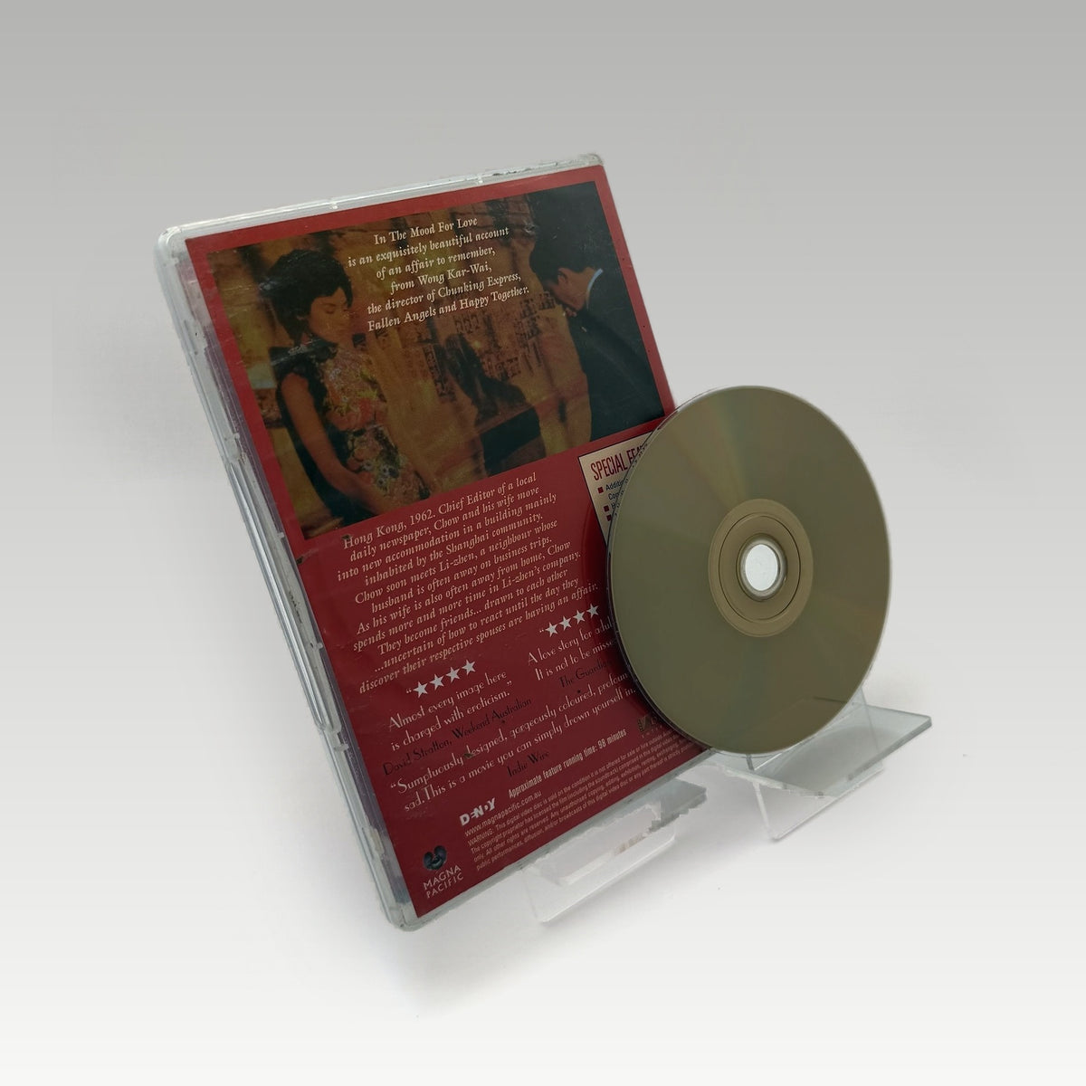 In the Mood for Love (2000) DVD • CIB • Ex-Rental (Region 4, Standard) - Image 2