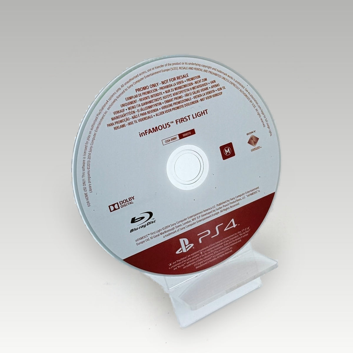 Infamous: First Light (Not For Resale) Promo • Loose (Region 4, Promo) - Front Cover | Yappa NZ