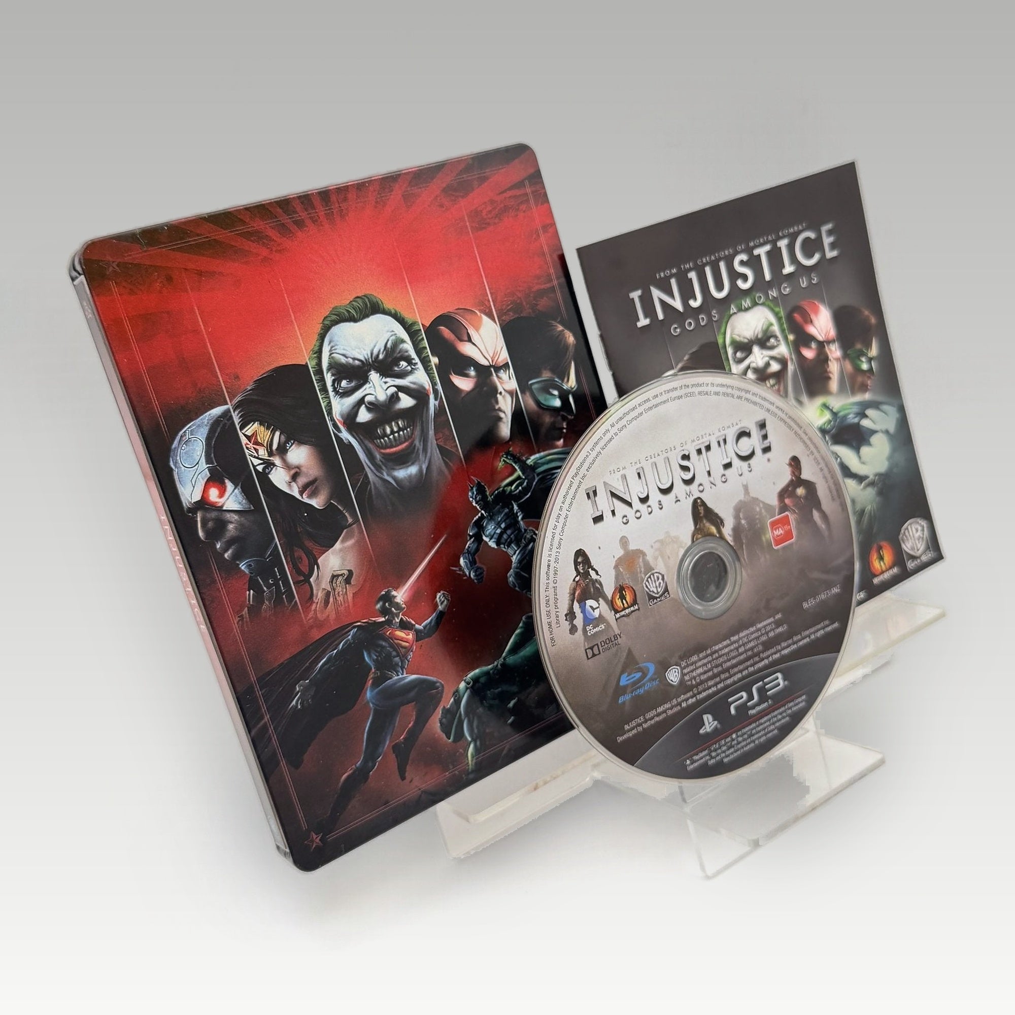 Injustice: Gods Among Us Special Red Steelbook Edition • CIB (Region 4, Special Red Steelbook Edition) - Image 2