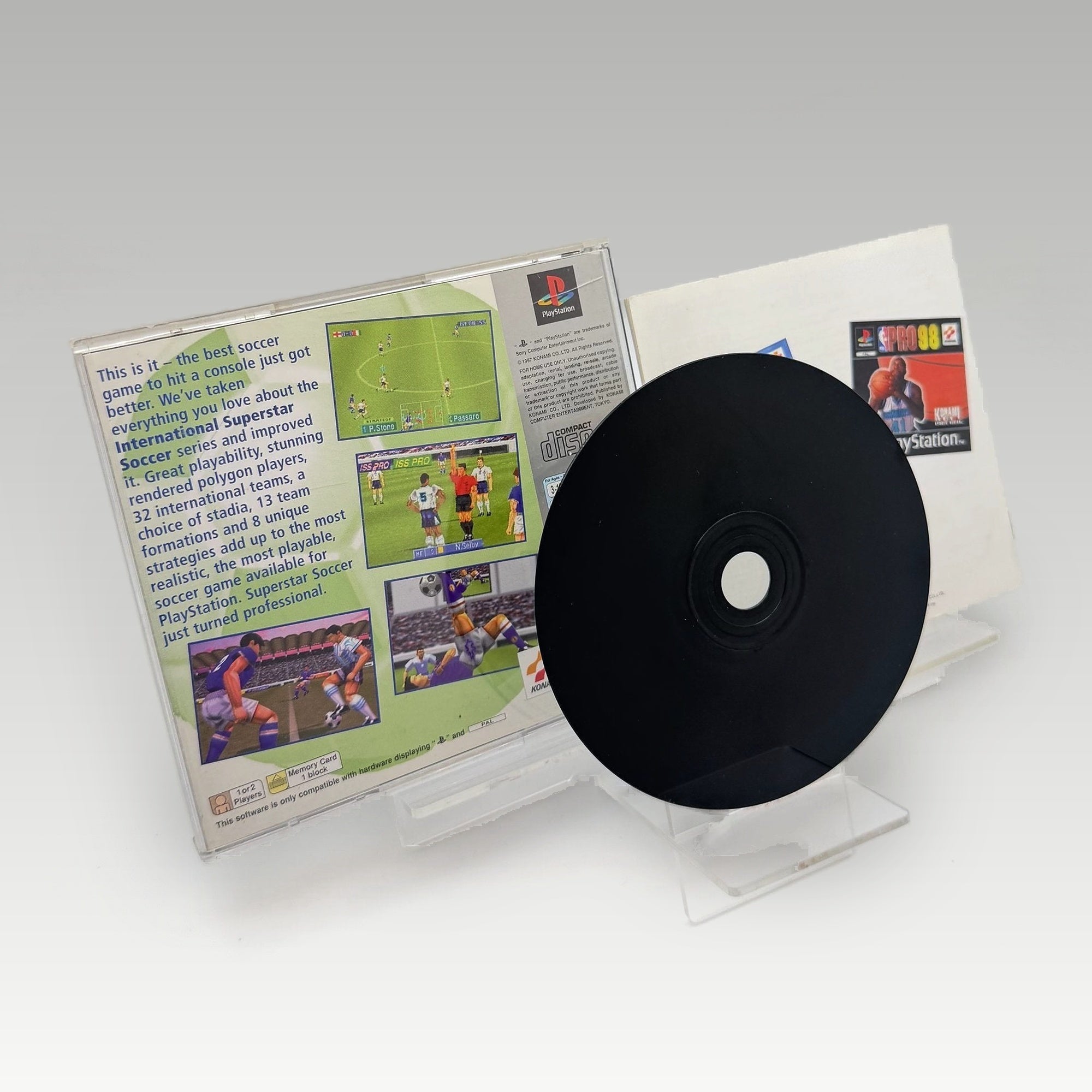 International Superstar Soccer Pro (Goal Storm 97) (Platinum) • CIB (PAL) - Image 3