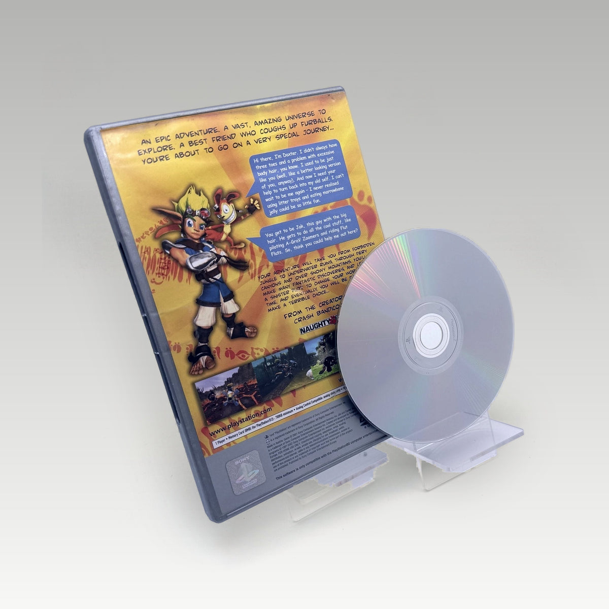 Jak and Daxter: The Precursor Legacy (Platinum) Artwork Damage • No Manual (PAL, Artwork Damage) - Image 2